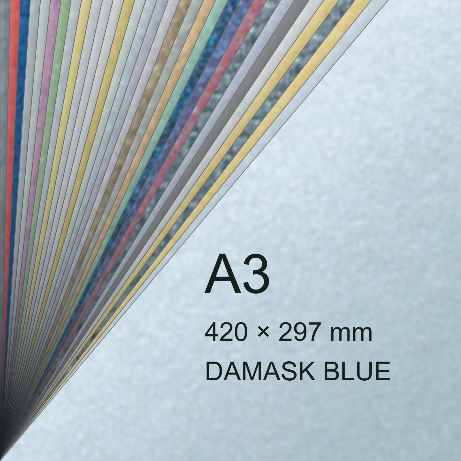 Cartoncino Favini, Majestic Classic, 290 g/m², A3, DAMASK BLUE bra753a3 - immagine aggiuntiva