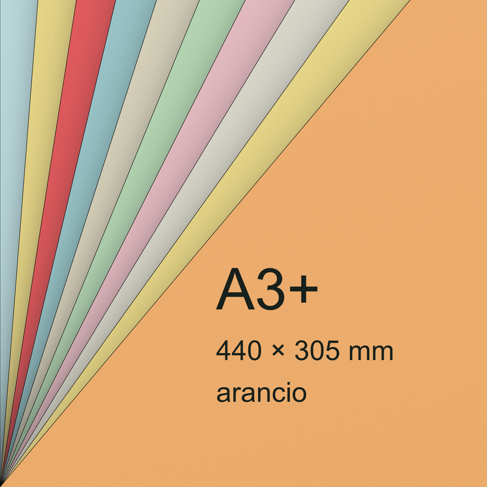 Cartoncino ManilaFormosa ARANCIO, a3+, 140gr bra524a3+ - immagine aggiuntiva