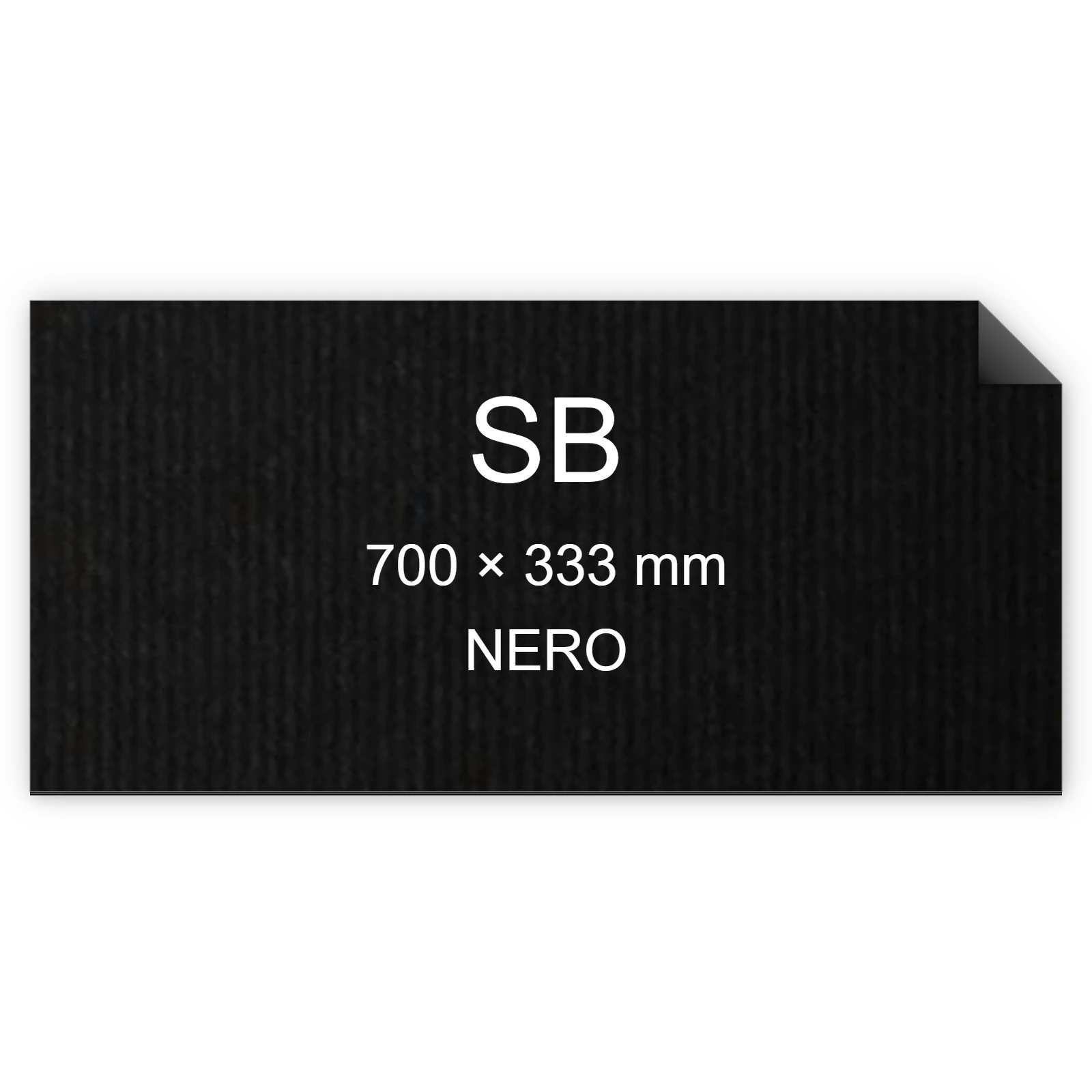 Cartoncino Favini, Twill, 120 g/m², SB, NERO bra1055sb