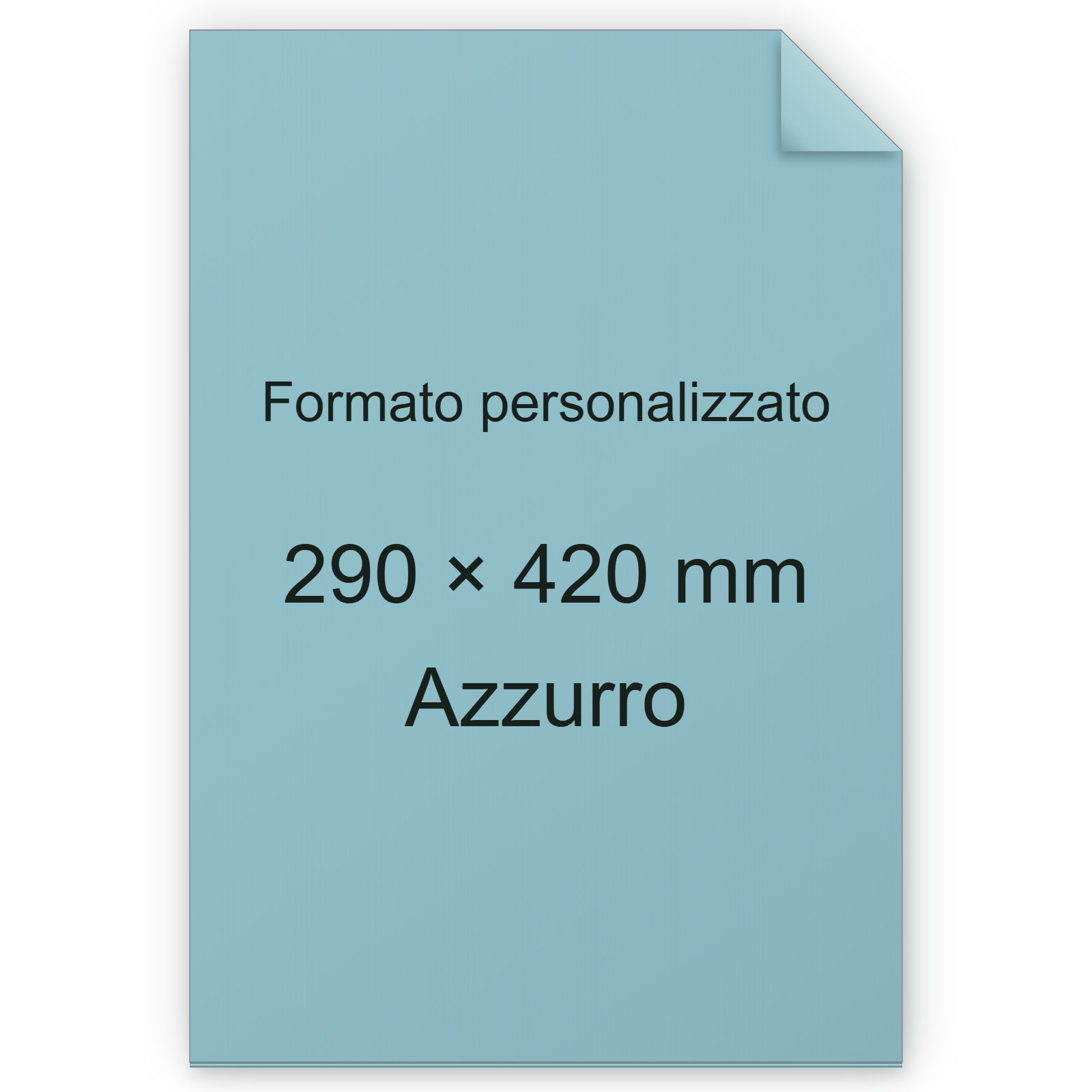 Cartoncino Favini, Burano, 120 g/m², 290x420 mm, AZZURRO 08 bra791A3