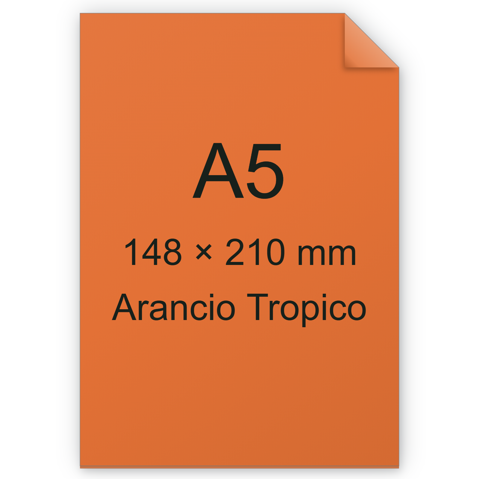Cartoncino Favini, Burano, 200 g/m², A5, ARANCIO TROPICO 56 BRA576a5
