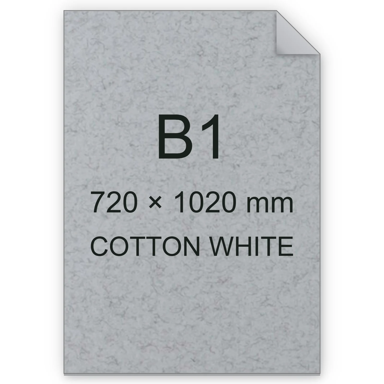 Cartoncino Favini, Refit, 120 g/m², B1, COTTON WHITE bra6727b1