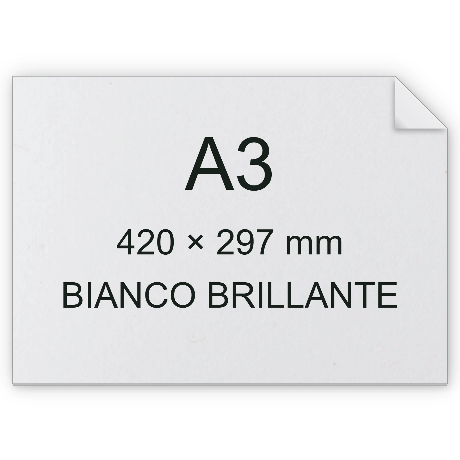 Cartoncino Favini, Shiro Echo, 350 g/m², A3, BIANCO BRILLANTE bra6580a3