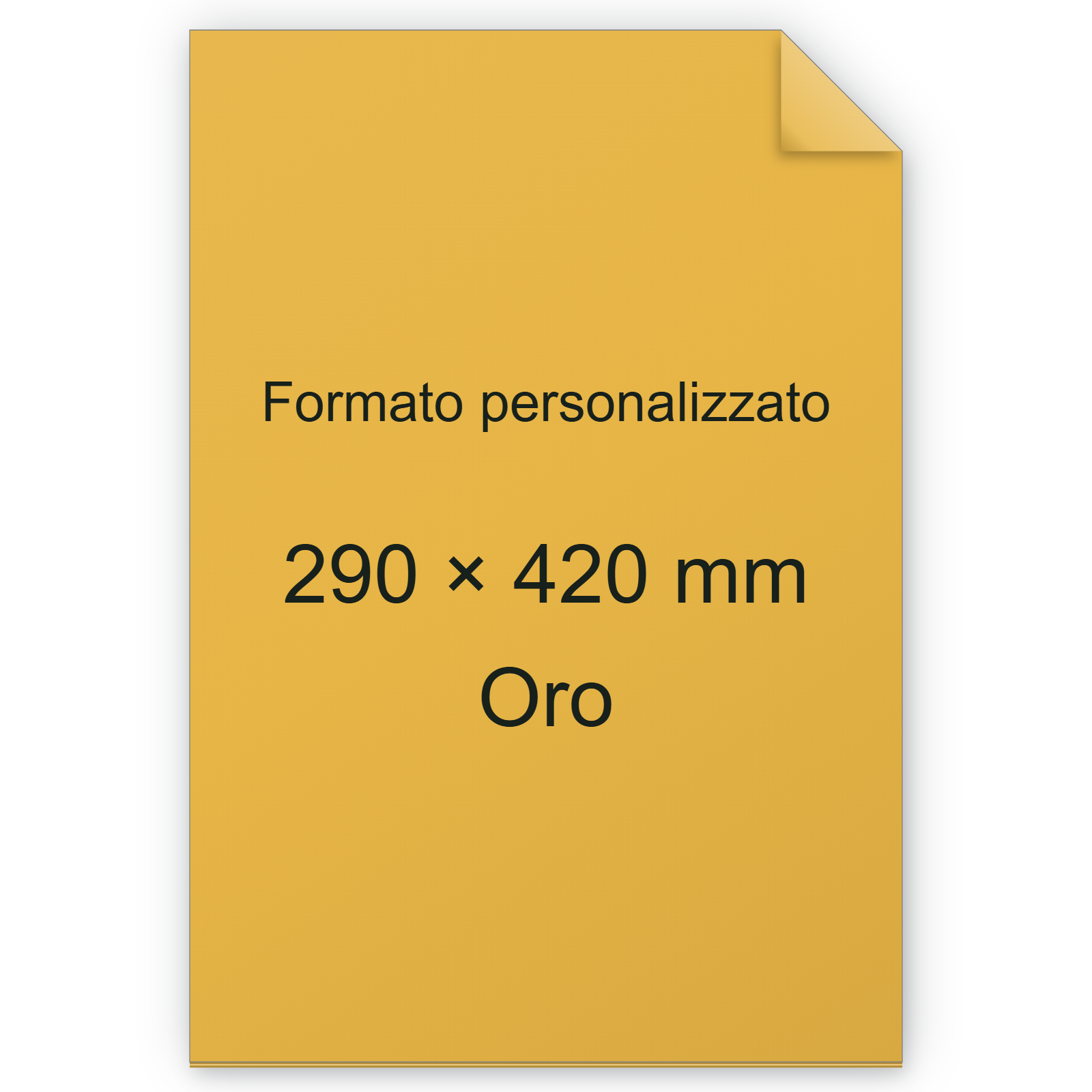 Cartoncino Favini, Burano, 140 g/m², 290x420 mm, ORO 11 bra566A3
