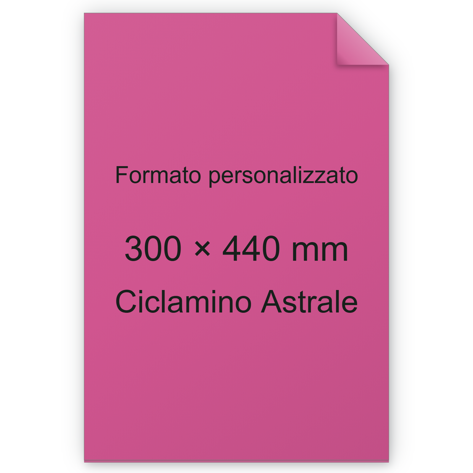 Cartoncino Favini, Burano, 140 g/m², 300x440 mm, CICLAMINO ASTRALE 58 bra583A3+