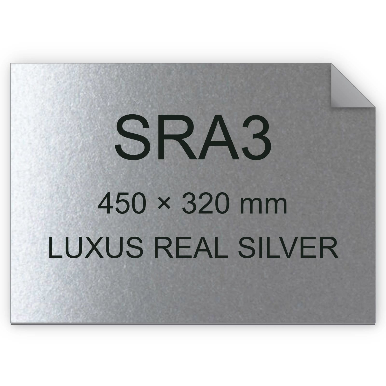 Cartoncino Favini, Majestic Digital HP Indigo, 250 g/m², SRA3, LUXUS REAL SILVER bra6549sra3
