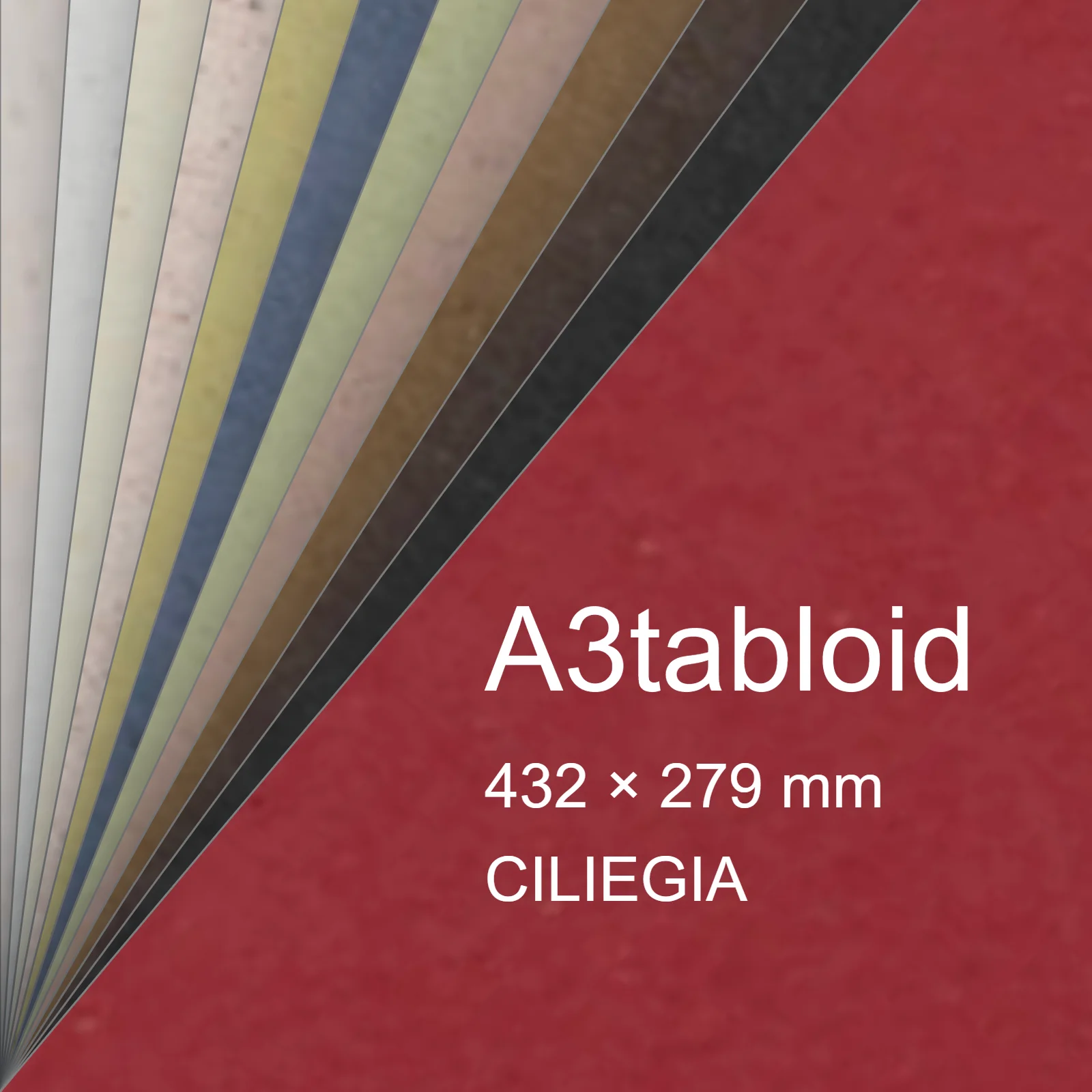 Cartoncino Favini, Crush, 250 g/m², A3tabloid, CILIEGIA bra6708a3tabloid - immagine aggiuntiva
