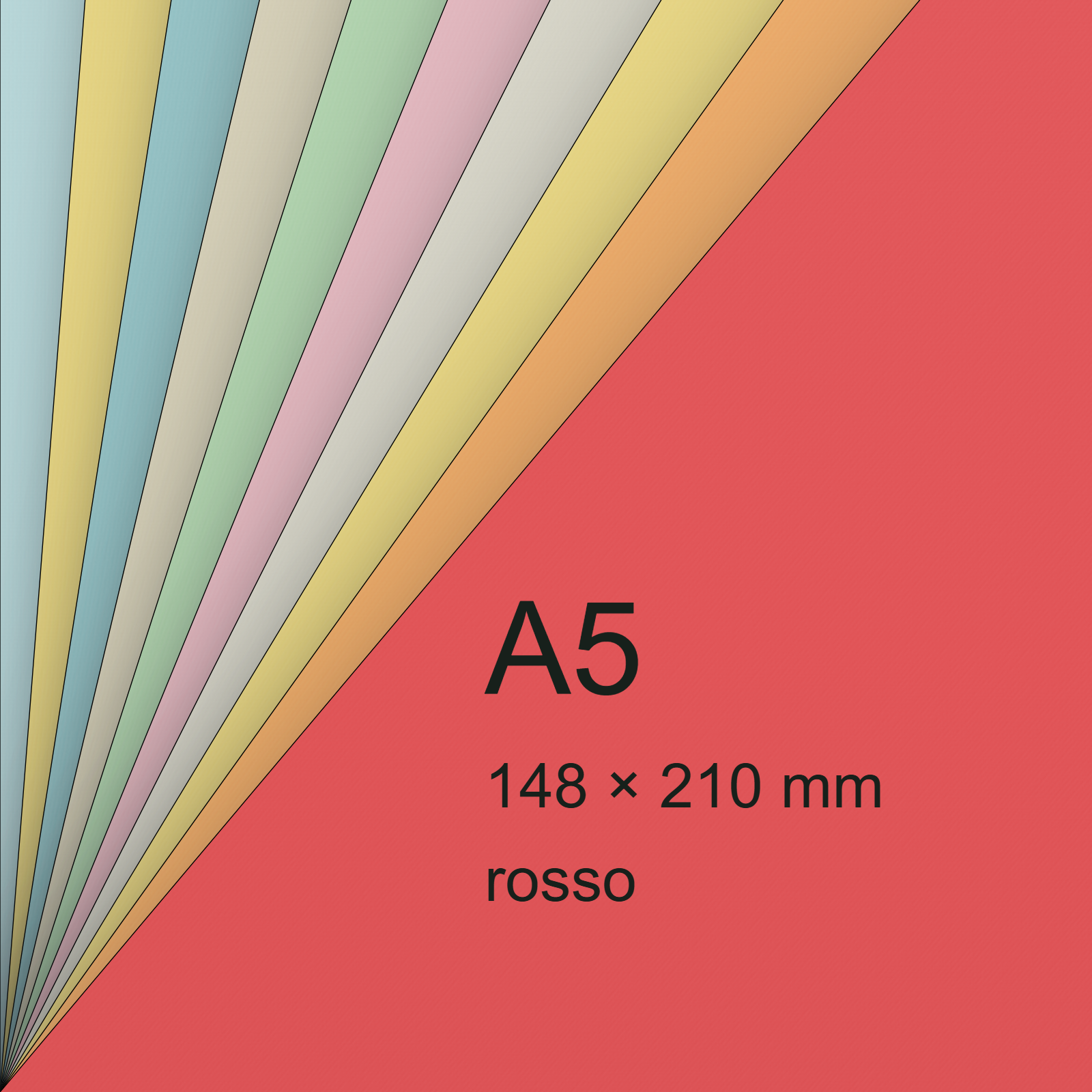 Cartoncino ManilaFormosa ROSSO, a5, 140gr BRA536a5 - immagine aggiuntiva