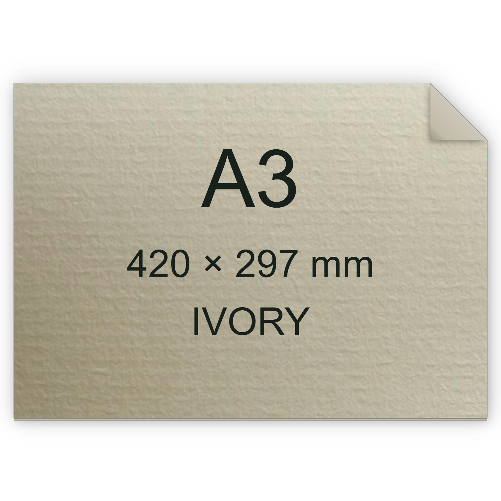 Cartoncino Favini, Contact Laid, 120 g/m², A3, IVORY bra6597a3