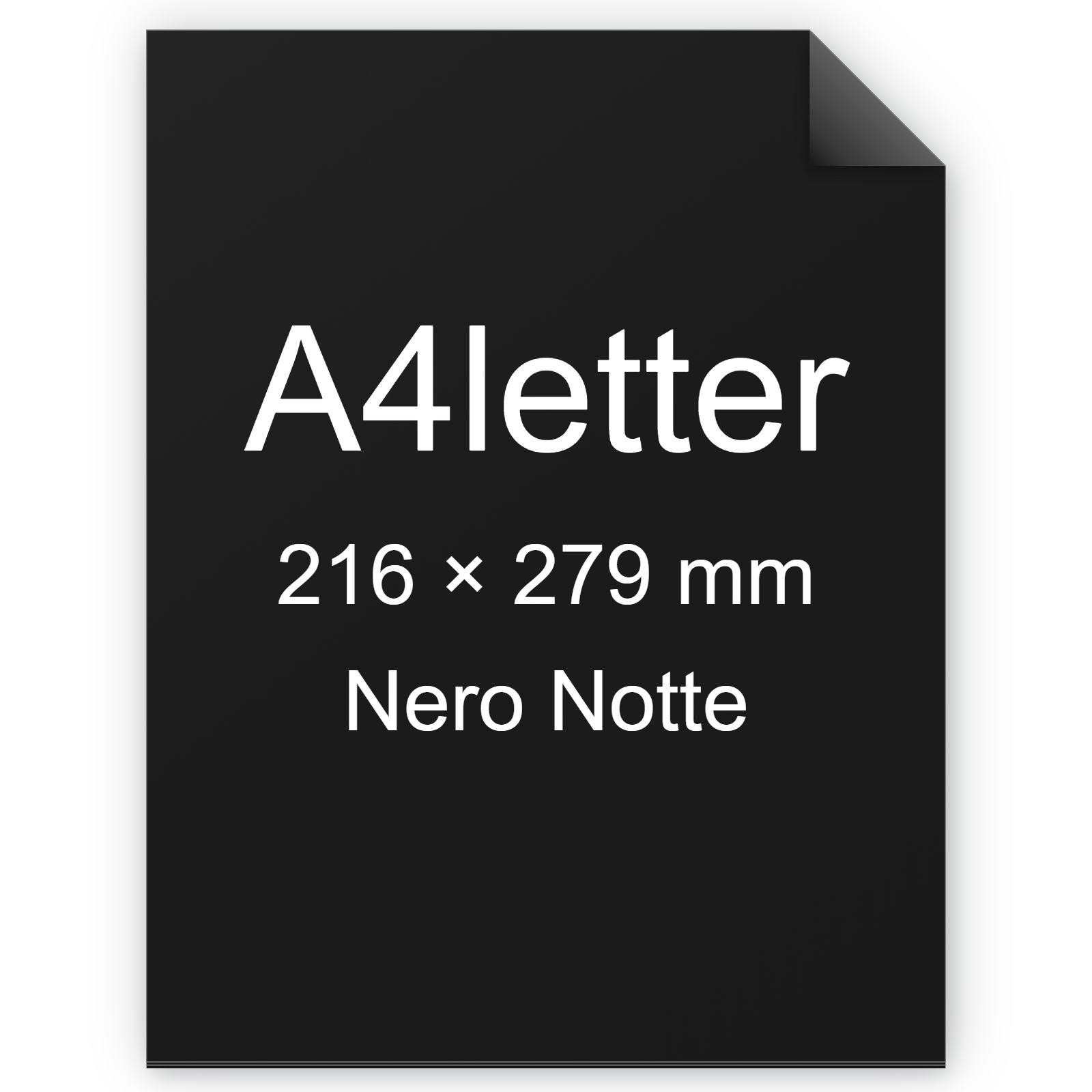 Cartoncino Favini, Burano, 400 g/m², A4LETTER, NERO NOTTE 63 bra805a4letter