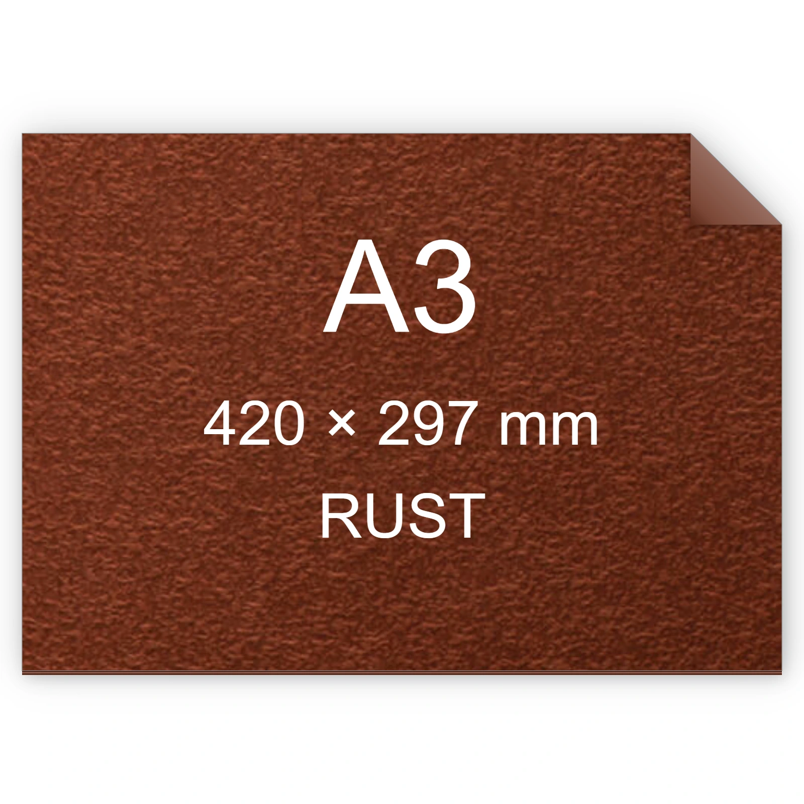 Cartoncino Favini, Tokyo, 120 g/m², A3, RUST bra6613a3