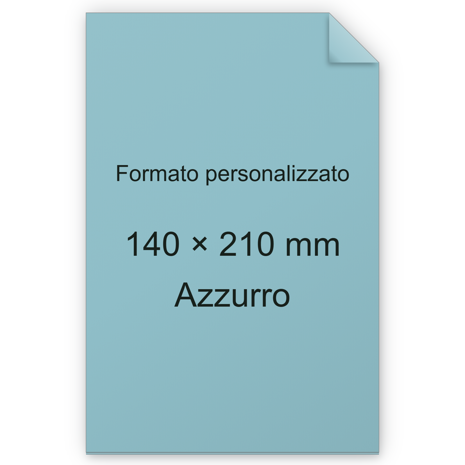 Cartoncino Favini, Burano, 120 g/m², 140x210 mm, AZZURRO 08 bra791A5