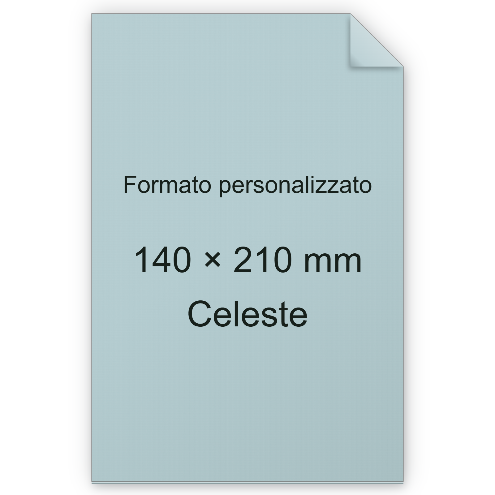 Cartoncino Favini, Burano, 140 g/m², 140x210 mm, CELESTE 03 bra835A5