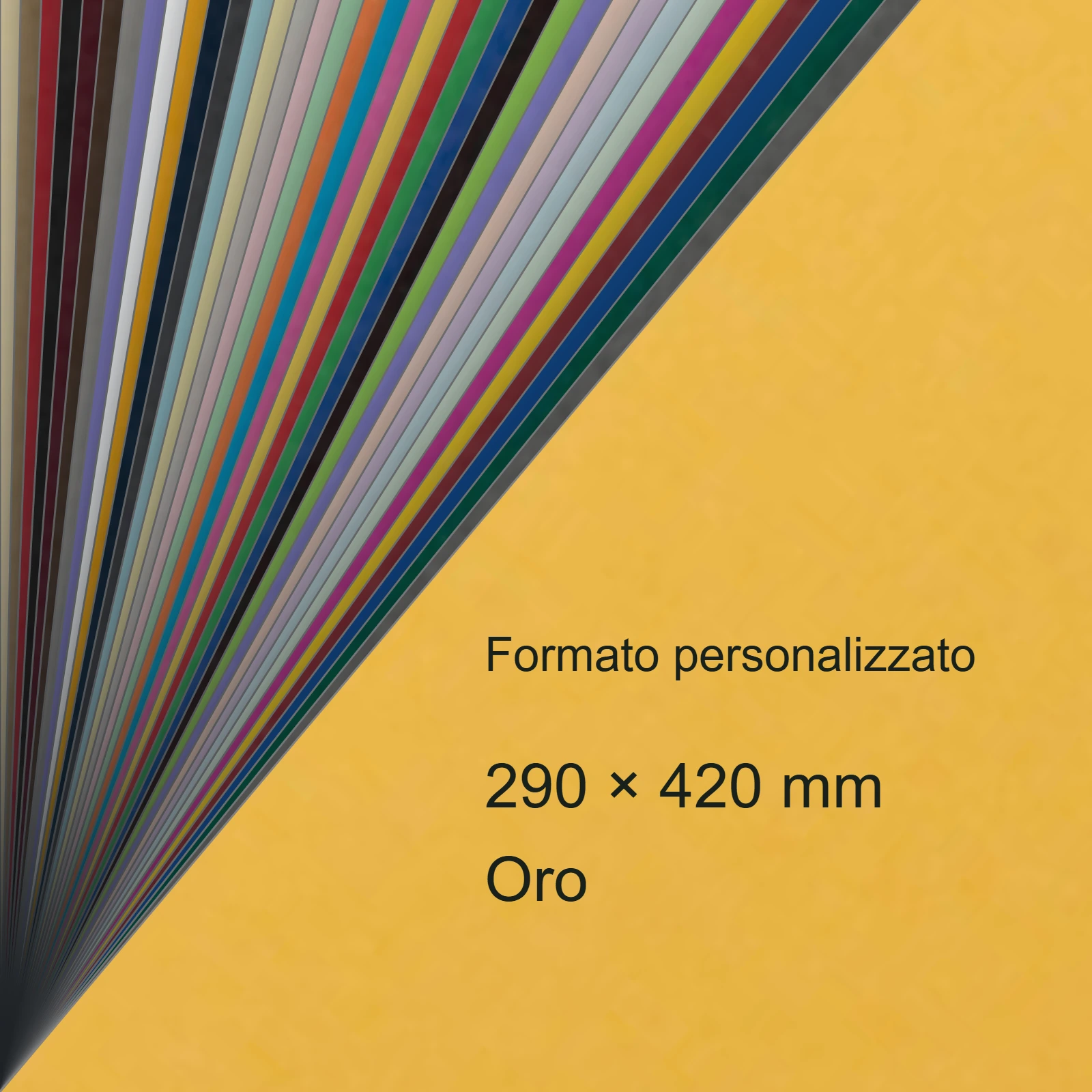 Cartoncino Favini, Burano, 140 g/m², 297x420 mm, ORO 11 bra566A3 - immagine aggiuntiva