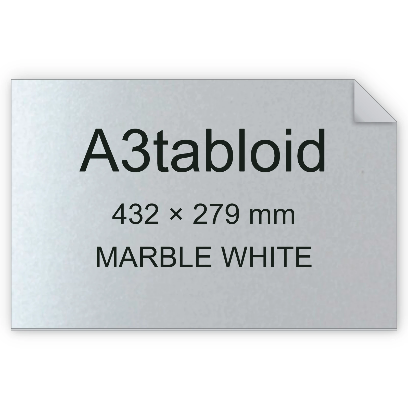 Cartoncino Favini, Majestic Digital HP Indigo, 120 g/m², A3tabloid, MARBLE WHITE bra6541a3tabloid