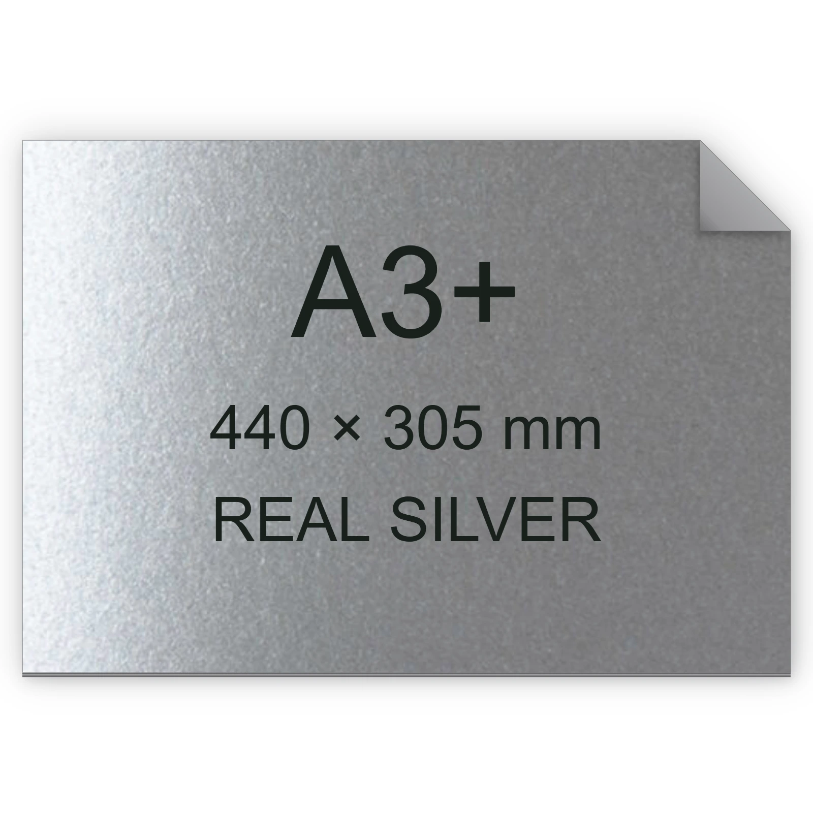 Cartoncino Favini, Majestic Luxus, 290 g/m², A3+, REAL SILVER bra606a3+