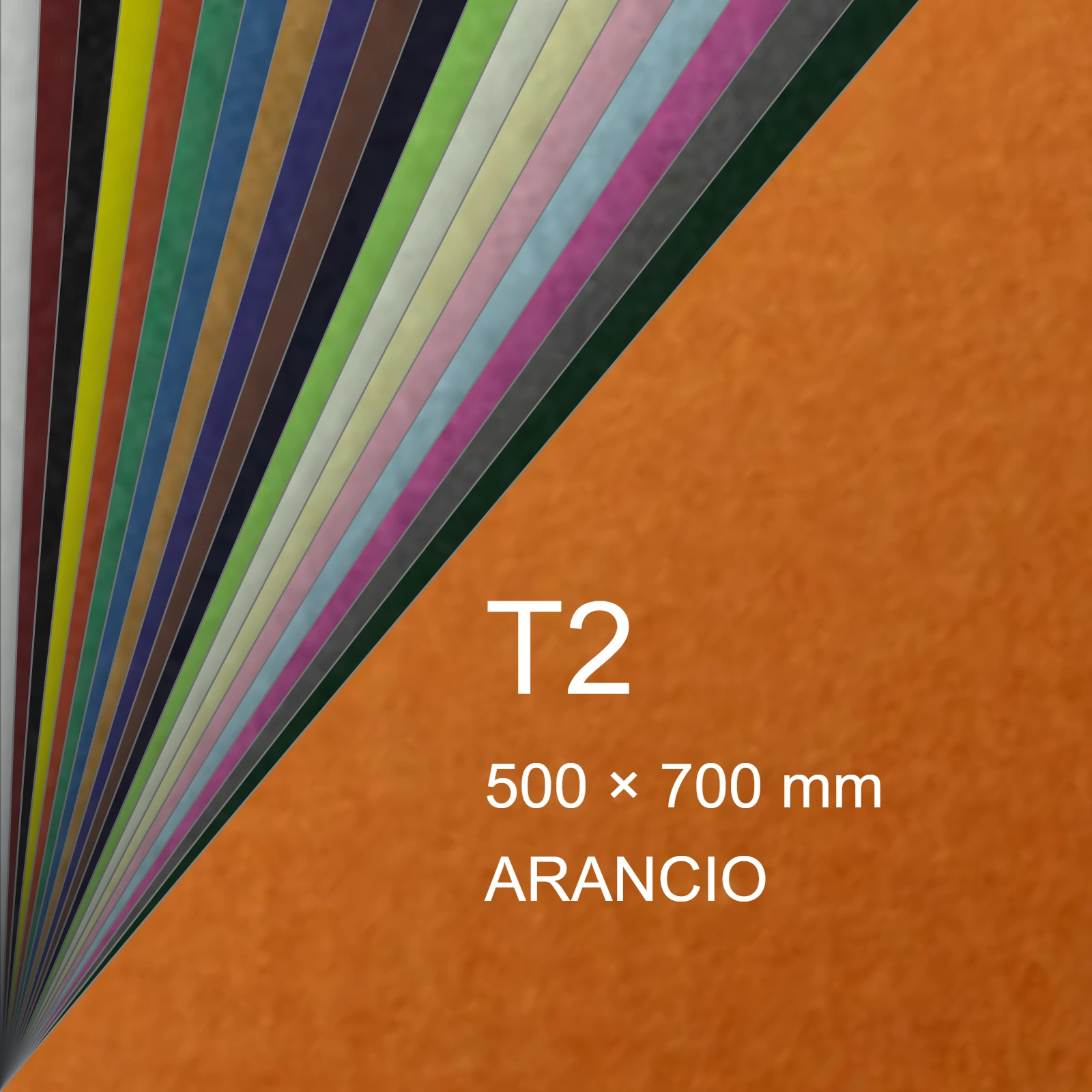 Cartoncino Favini, Prisma Color Sigillo Monoruvido, 220 g/m², T2, ARANCIO 03 FAVA33E012 - immagine aggiuntiva