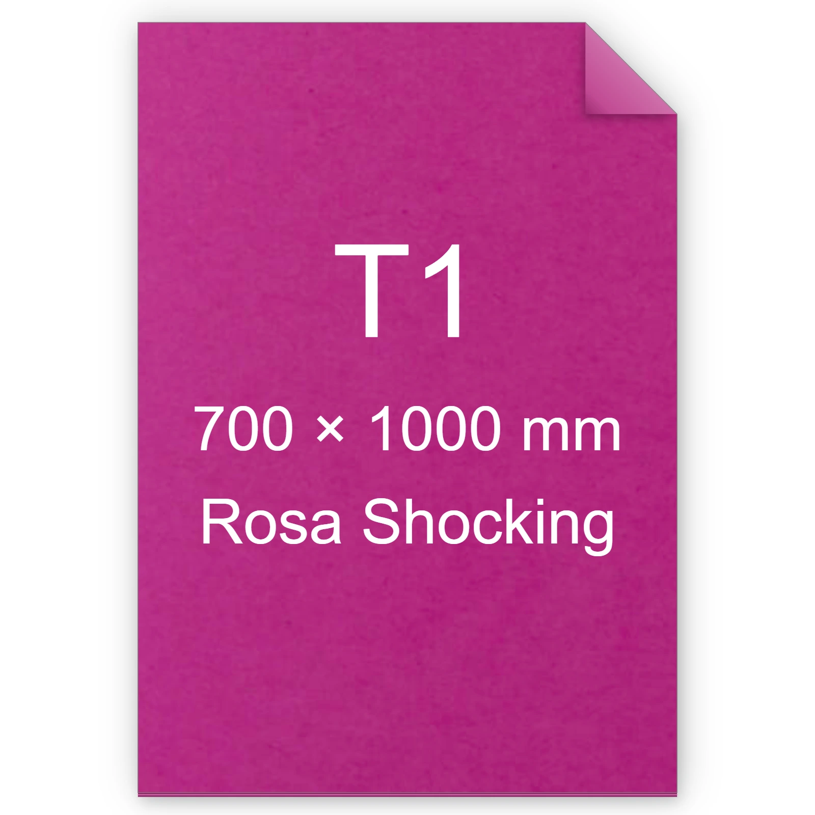 Carta Favini, Burano, 90 g/m², T1, ROSA SHOCKING 50 BRA843t1