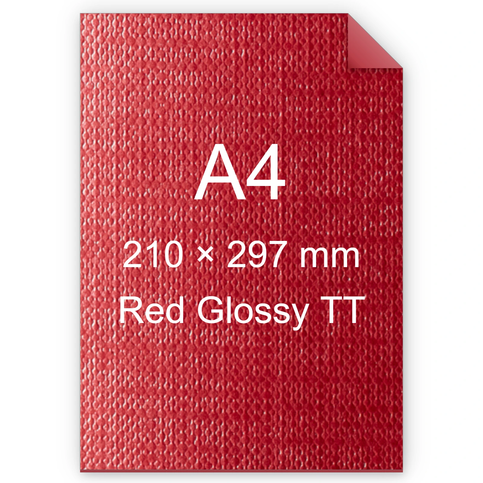 Cartoncino Favini, Classy Covers, 125 g/m², A4, RED GLOSSY TT bra6636