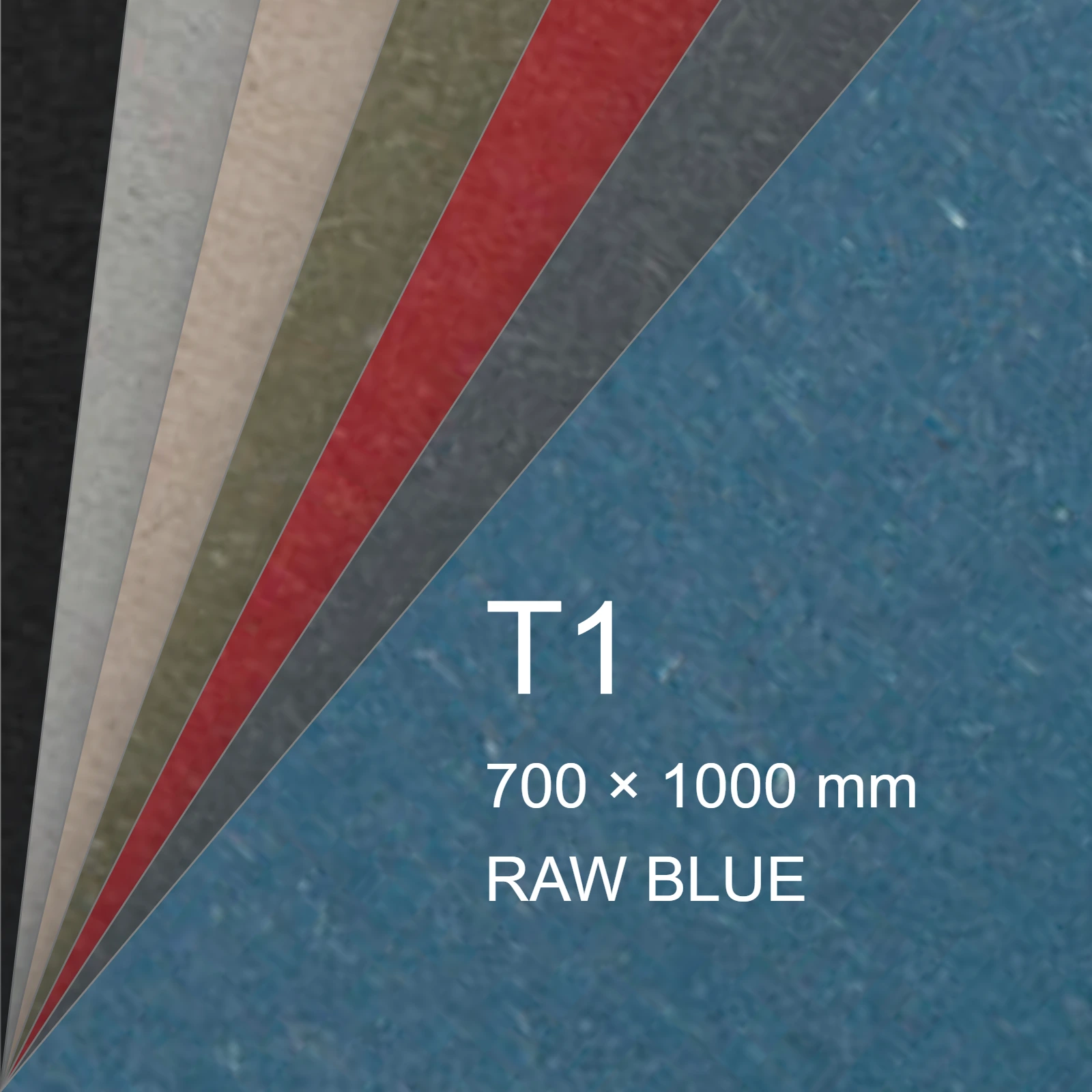 Cartoncino Favini, Shiro Echo Raw, 250 g/m², T1, RAW BLUE bra6667t1 - immagine aggiuntiva