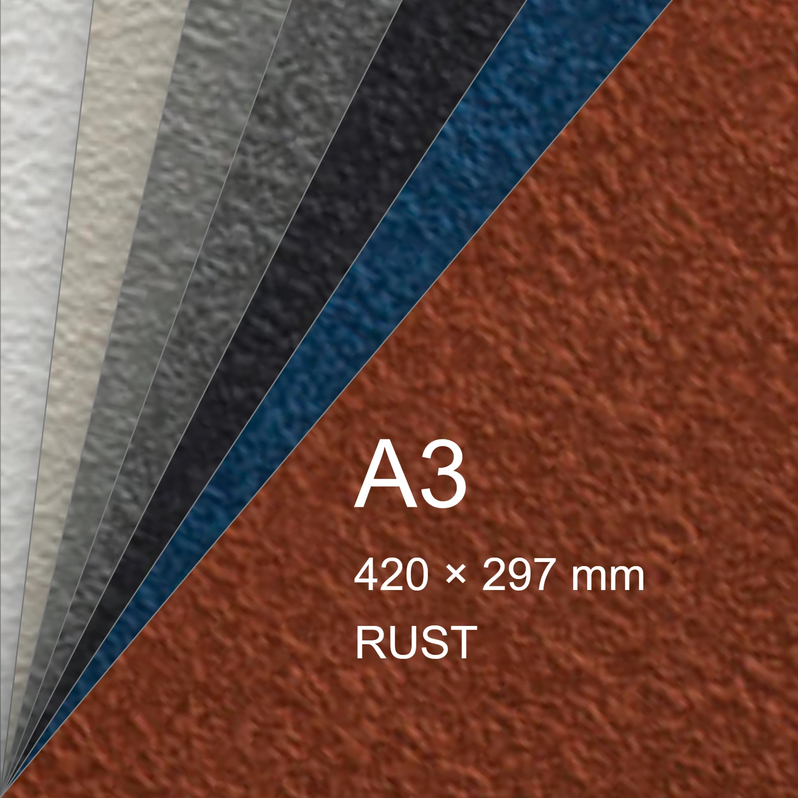 Cartoncino Favini, Tokyo, 120 g/m², A3, RUST bra6613a3 - immagine aggiuntiva