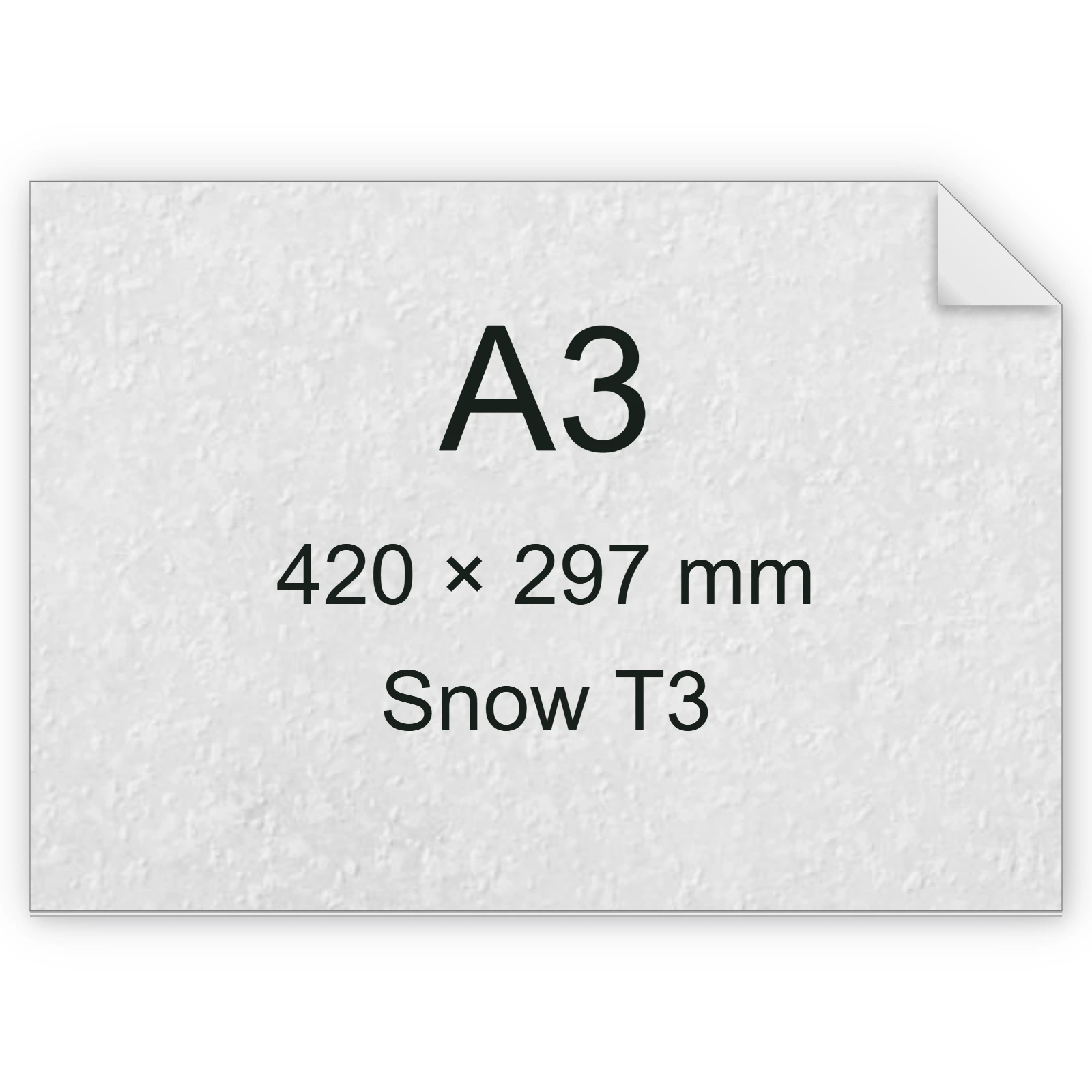 Carta Favini, Classy Covers, 115 g/m², A3, SNOW T3 bra6640a3