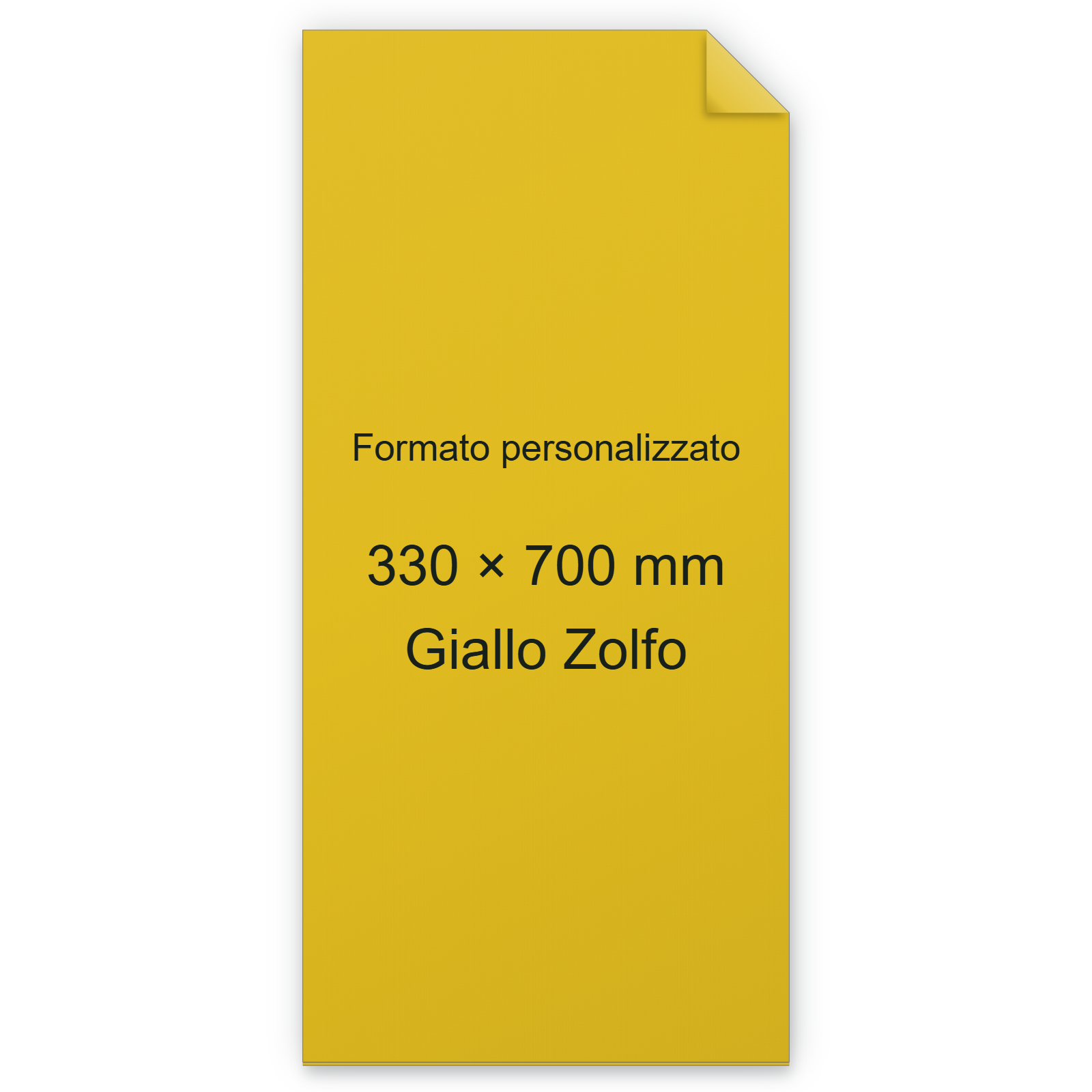 Cartoncino Favini, Burano, 140 g/m², 330x700 mm, GIALLO ZOLFO 51 bra849SB