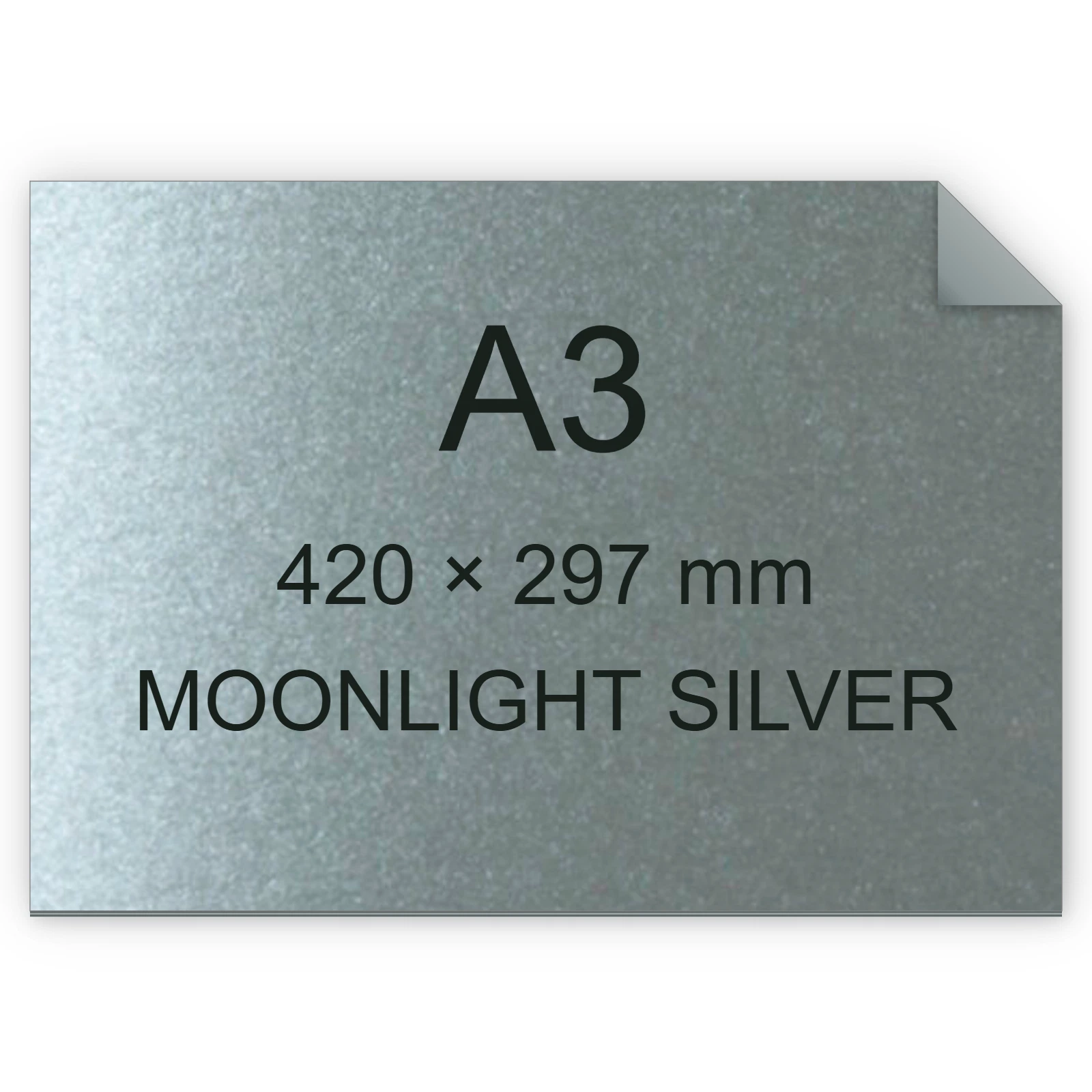Cartoncino Favini, Majestic Classic, 290 g/m², A3, MOONLIGHT SILVER bra754a3