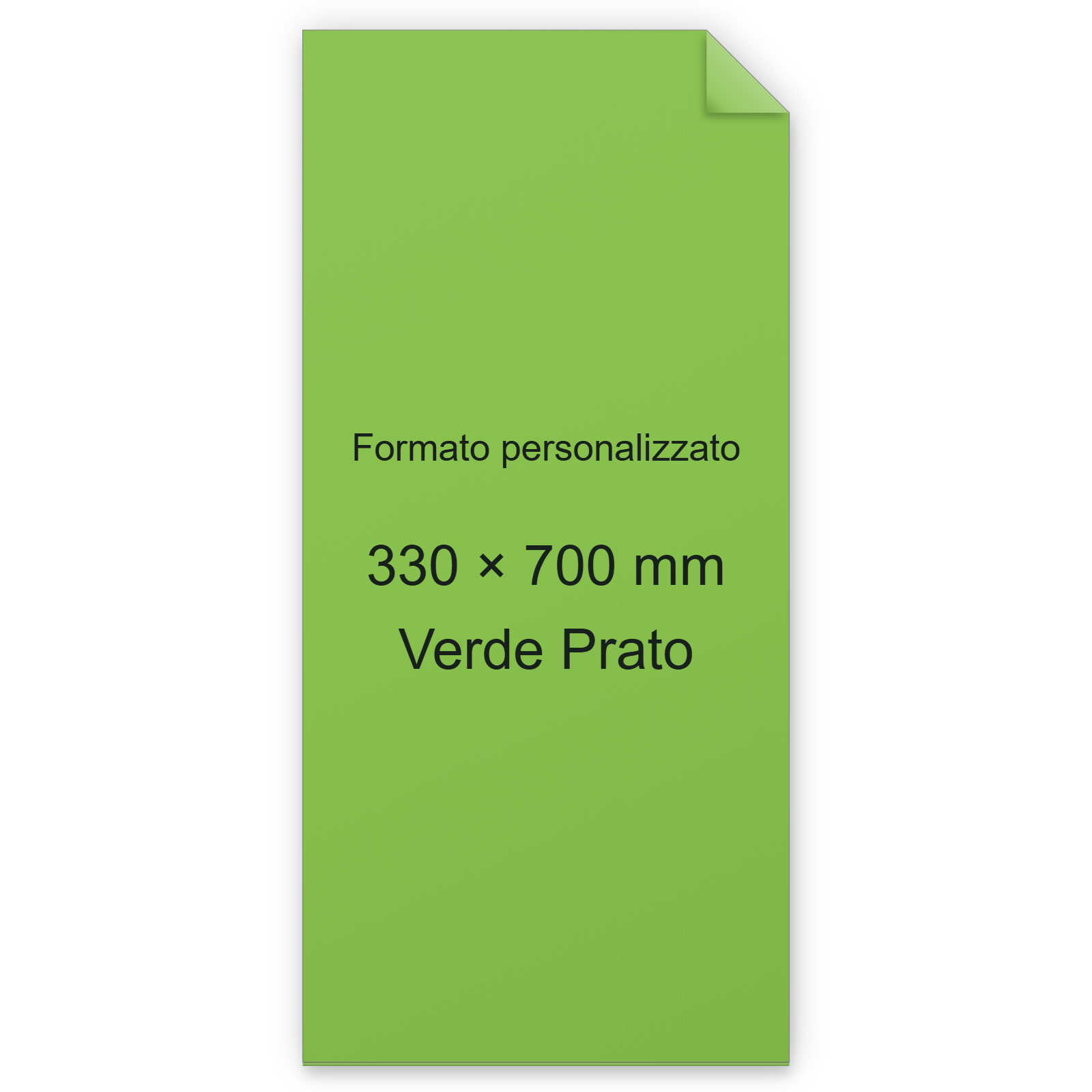 Cartoncino Favini, Burano, 140 g/m², 330x700 mm, VERDE PRATO 54 bra819SB