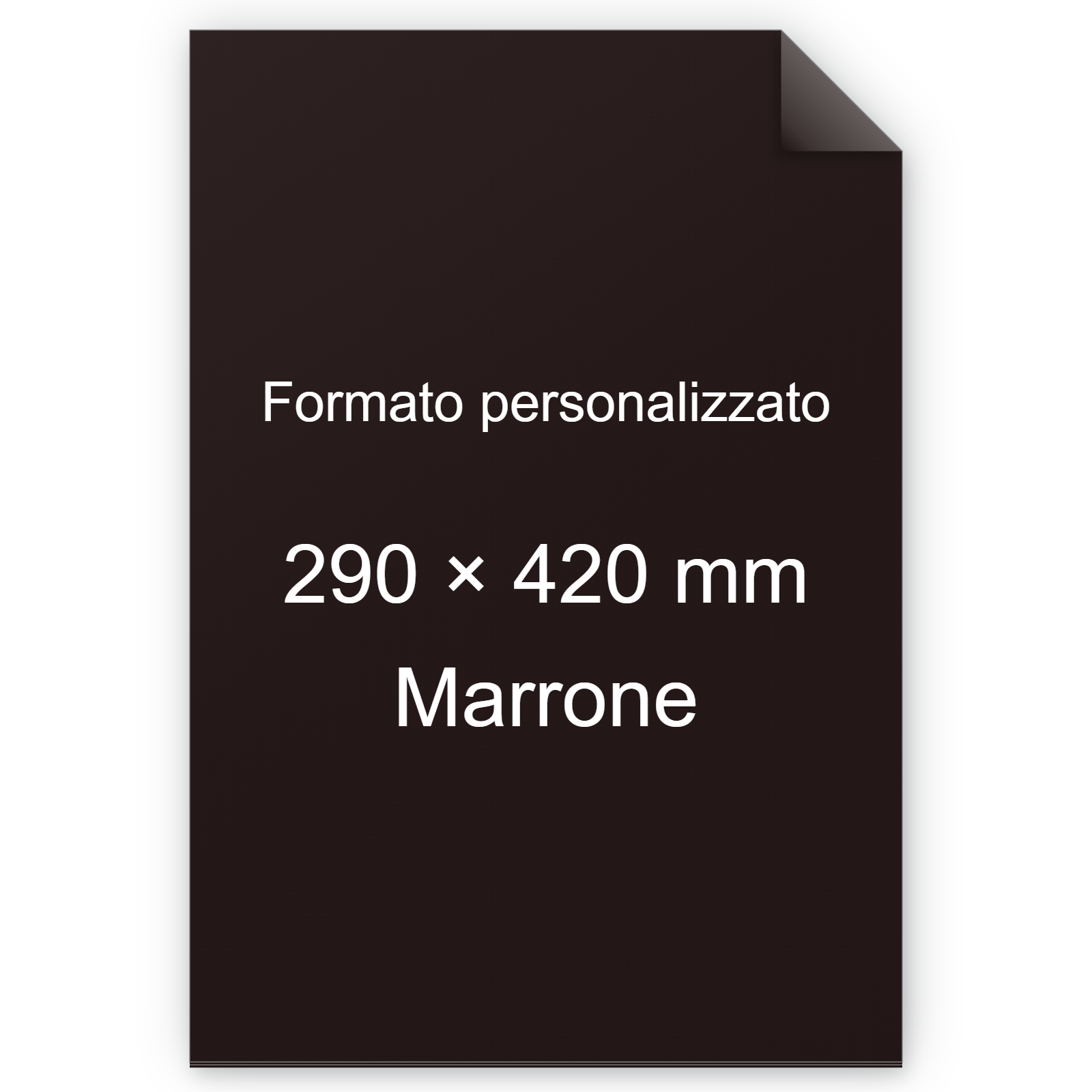 Cartoncino Favini, Burano, 320 g/m², 290x420 mm, MARRONE 73 BRA817a3
