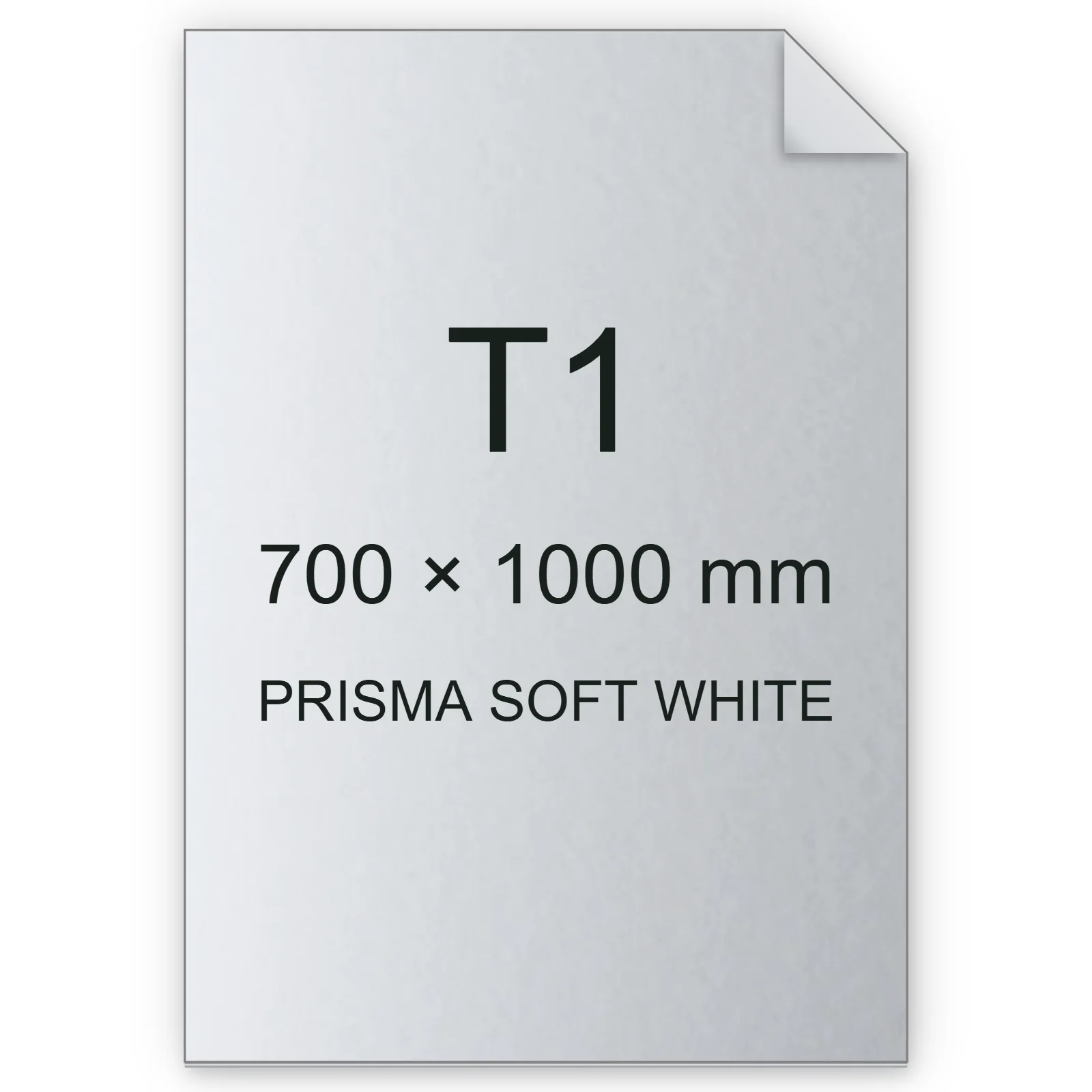 Cartoncino Favini, Dolce Vita, 320 g/m², T1, PRISMA SOFT WHITE bra6762t1