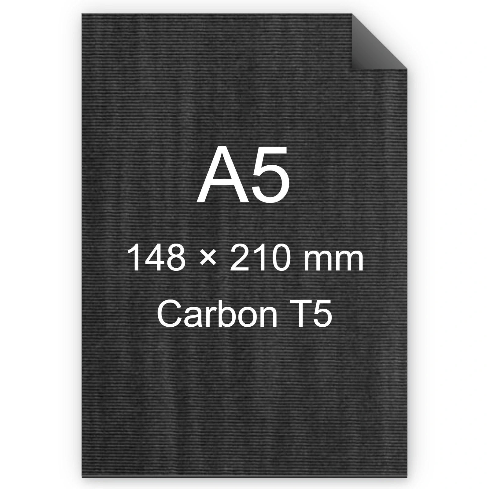 Carta Favini, Classy Covers, 115 g/m², A5, CARBON T5 bra6649a5