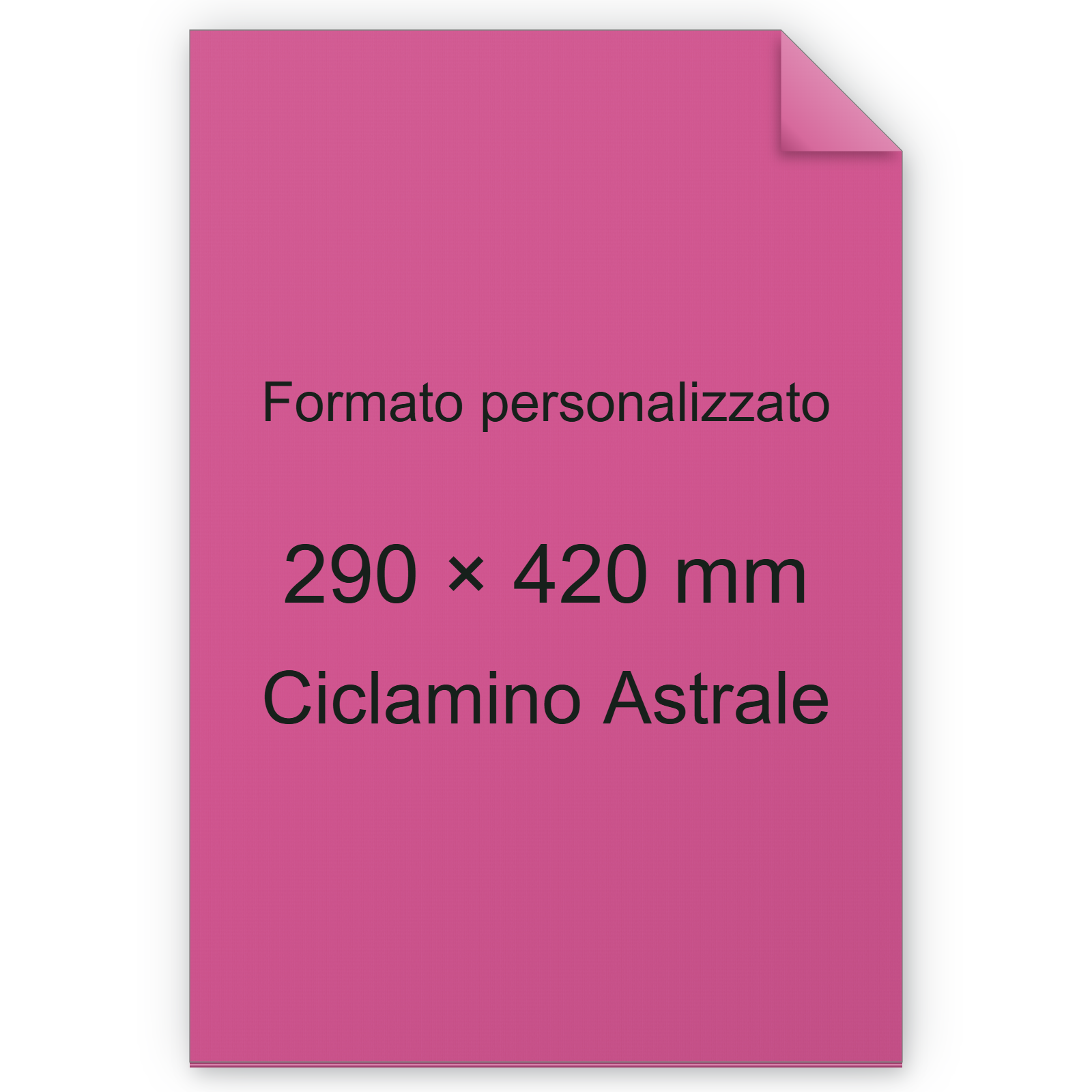 Cartoncino Favini, Burano, 140 g/m², 290x420 mm, CICLAMINO ASTRALE 58 bra583A3