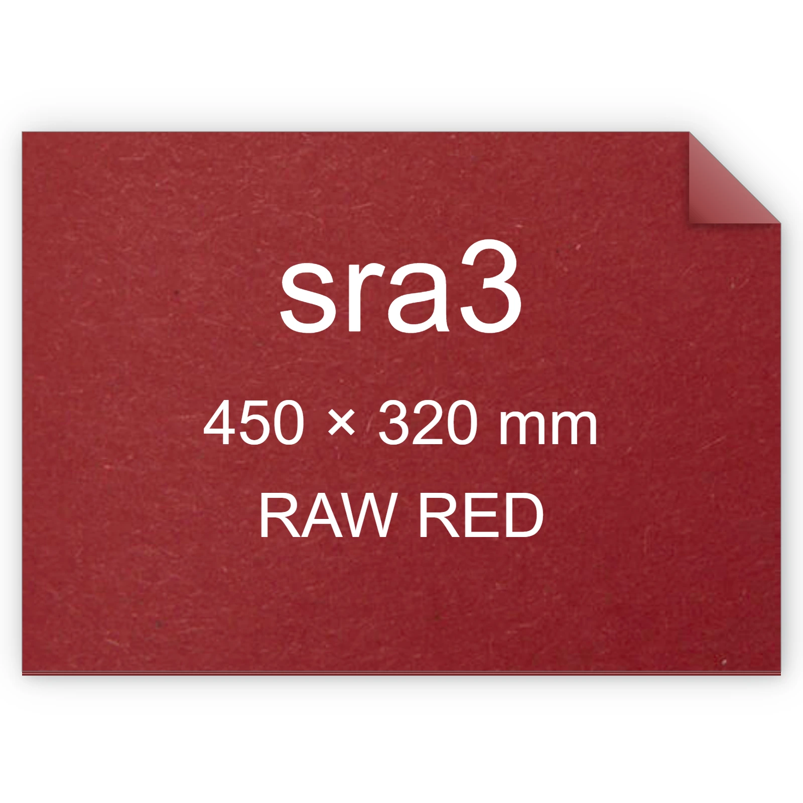 Cartoncino Favini, Shiro Echo Raw, 250 g/m², sra3, RAW RED bra6670sra3