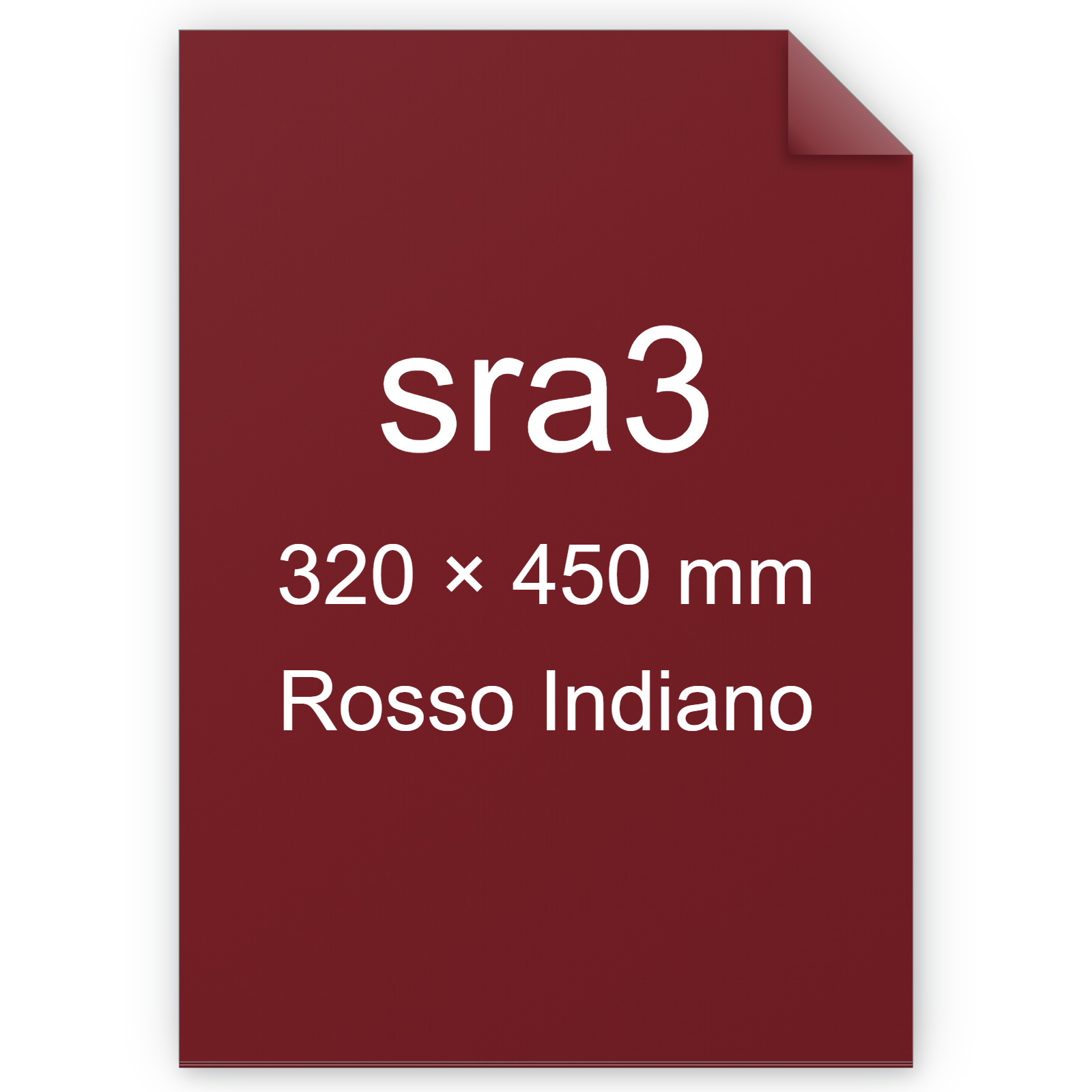 Cartoncino Favini, Burano, 140 g/m², SRA3, ROSSO INDIANO 69 bra853sra3