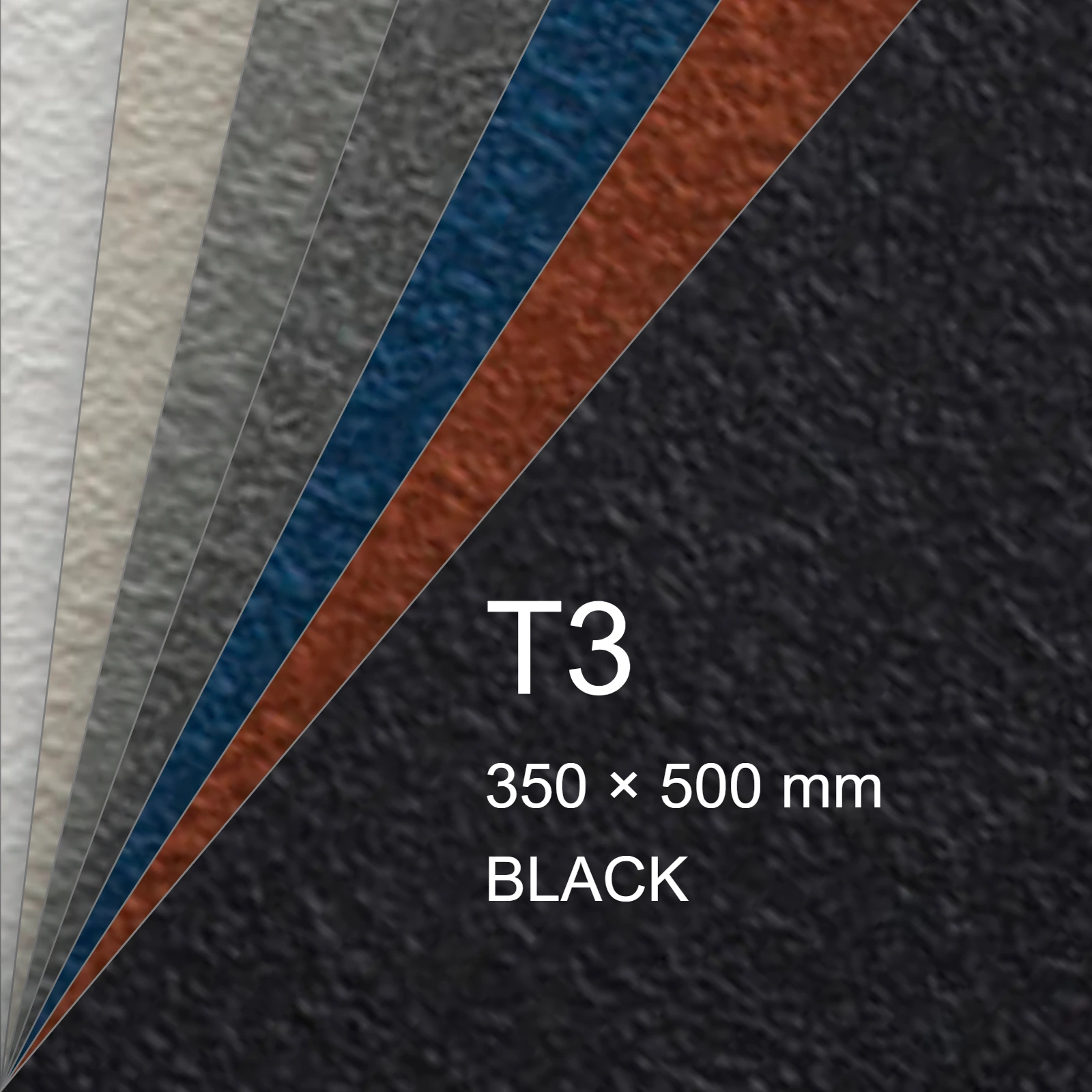 Cartoncino Favini, Tokyo, 120 g/m², T3, BLACK bra6609t3 - immagine aggiuntiva