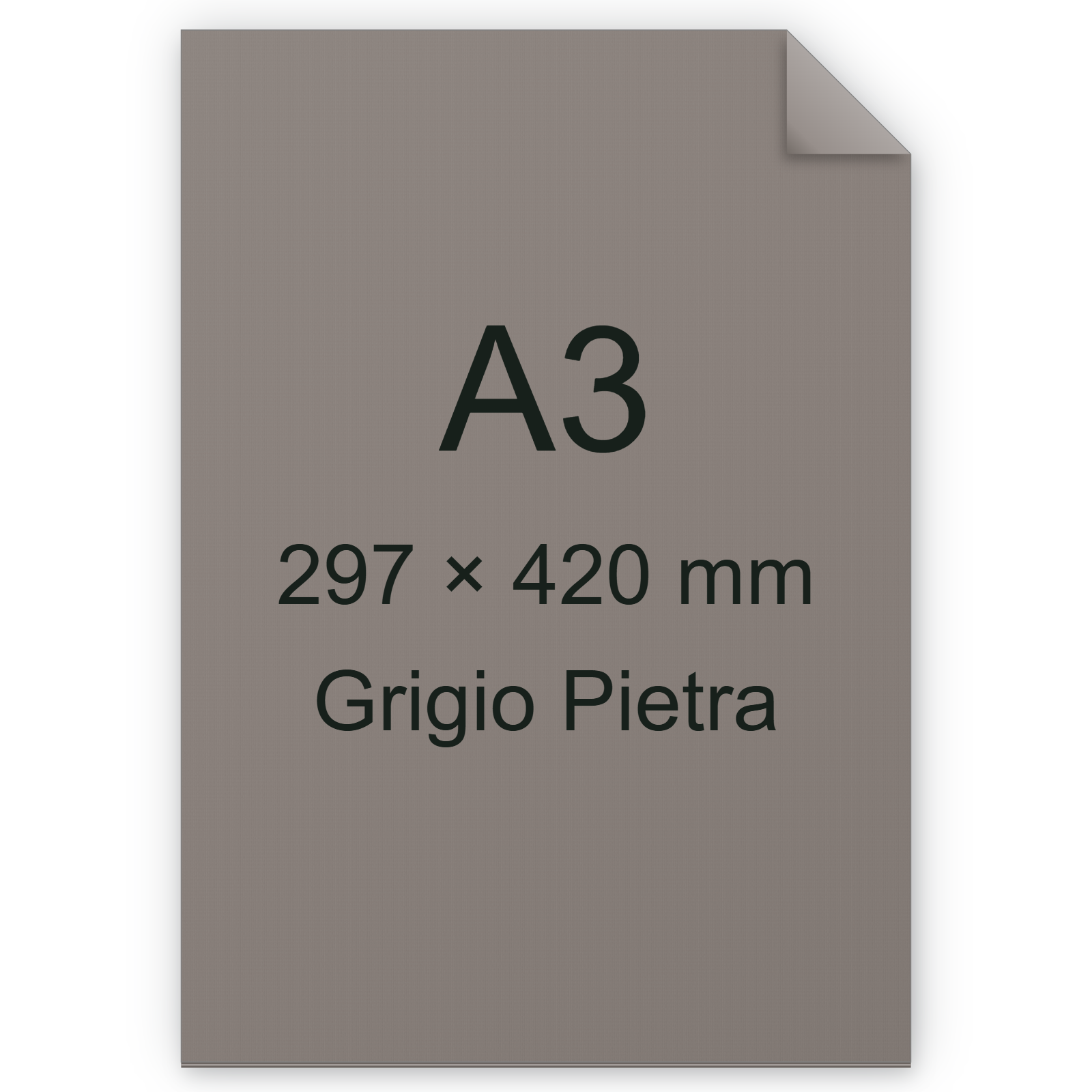 Cartoncino Favini, Burano, 200 g/m², A3, GRIGIO PIETRA 14 BRA1812a3