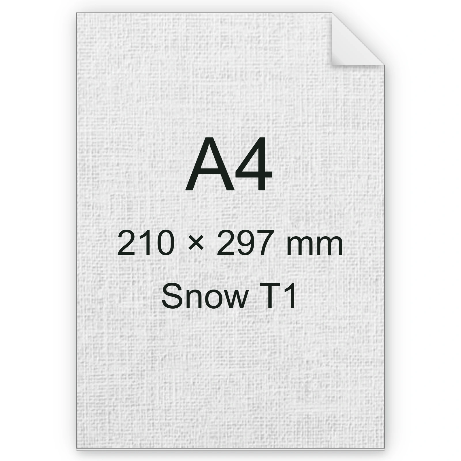 Carta Favini, Classy Covers, 115 g/m², A4, SNOW T1 bra6639