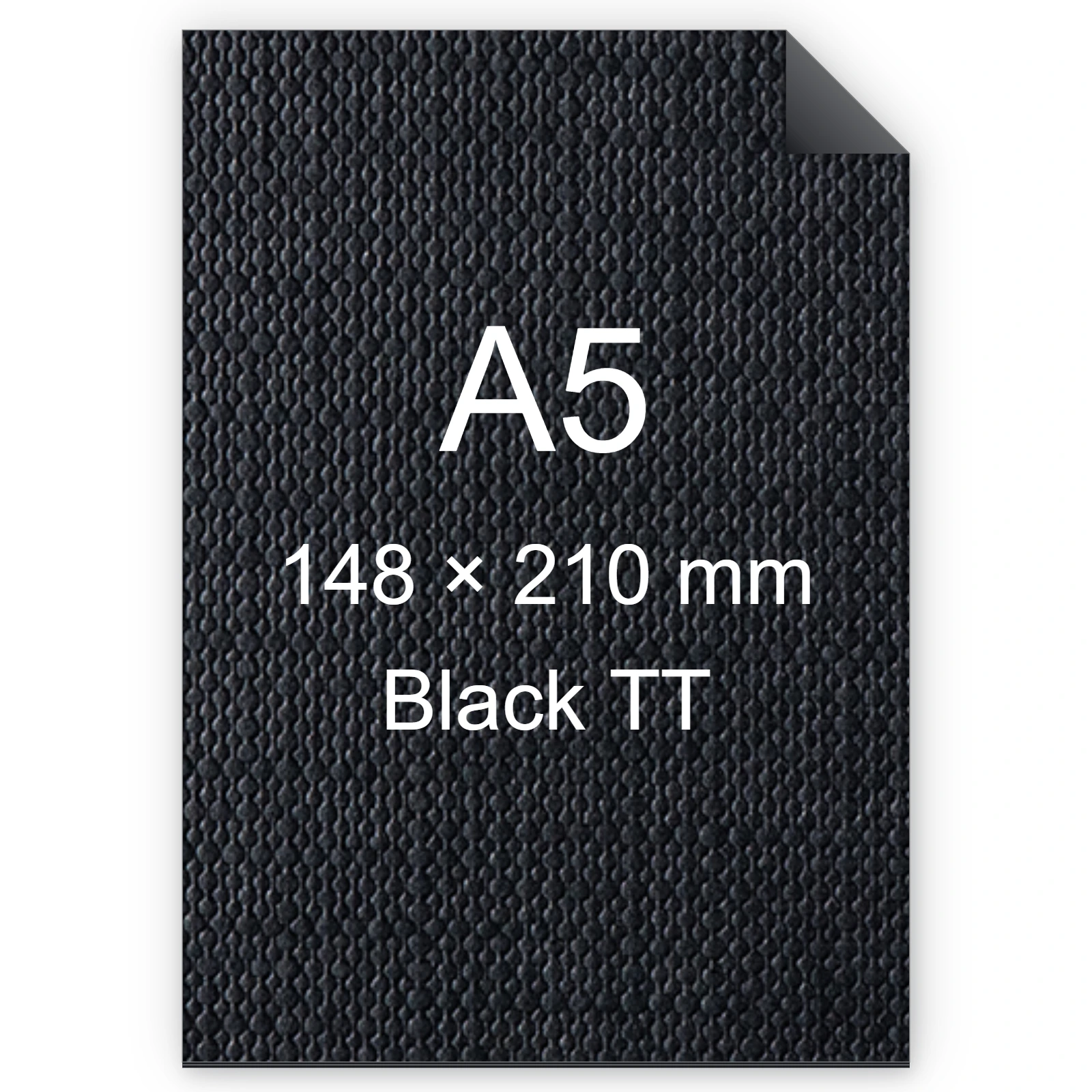Cartoncino Favini, Classy Covers, 120 g/m², A5, BLACK TT bra6632a5