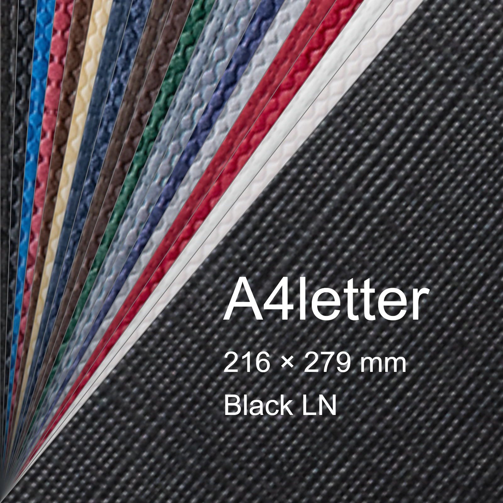 Cartoncino Favini, Classy Covers, 120 g/m², A4letter, BLACK LN bra6633a4letter - immagine aggiuntiva