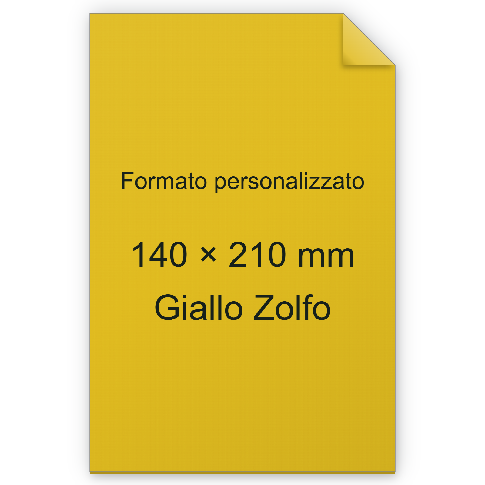 Cartoncino Favini, Burano, 140 g/m², 140x210 mm, GIALLO ZOLFO 51 bra849A5