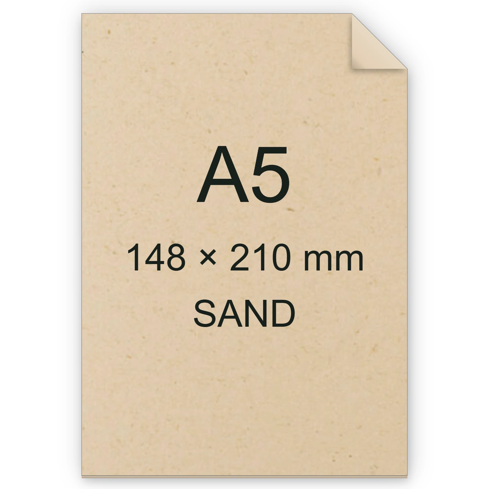 Cartoncino Favini, Remake, 120 g/m², A5, SAND BRA106A5