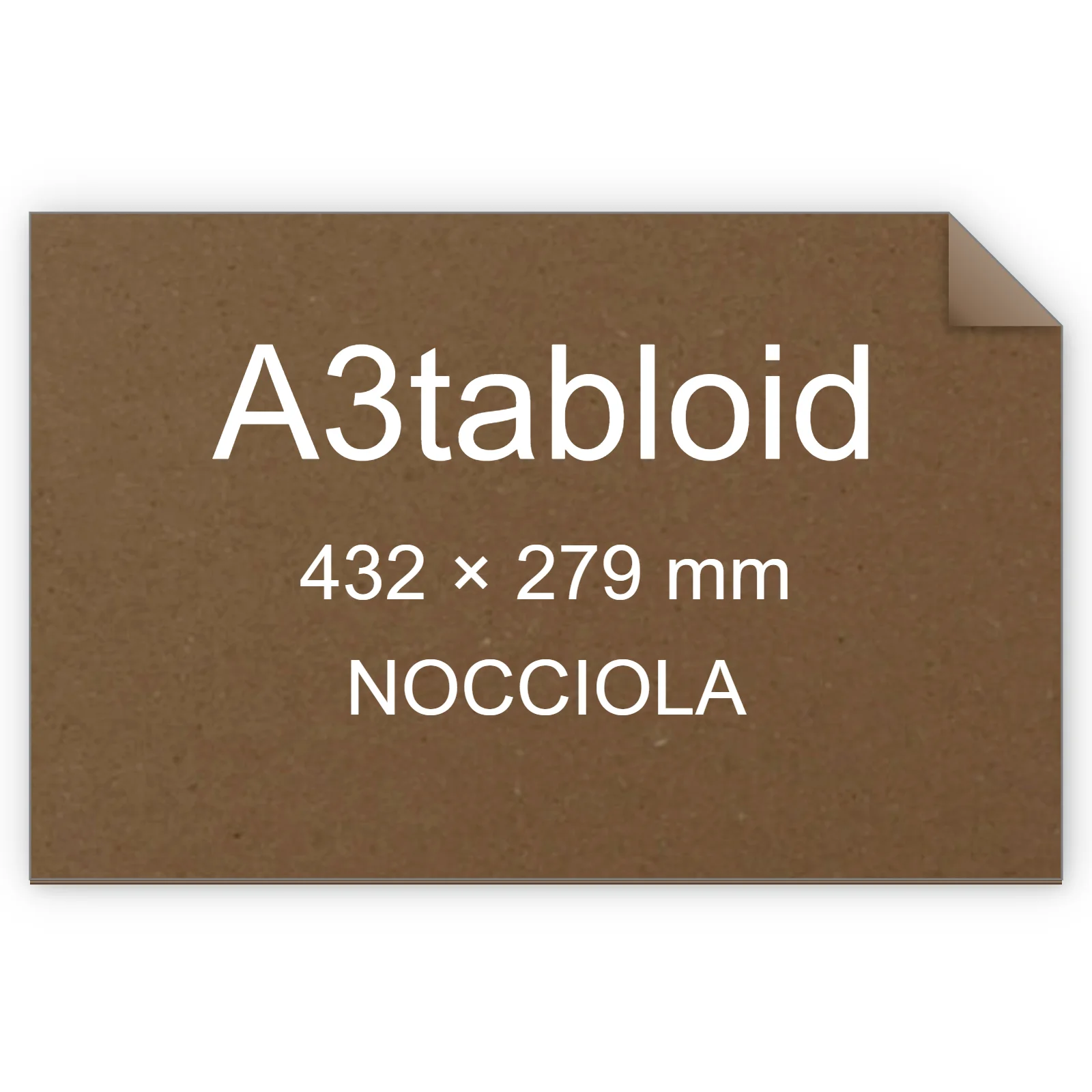 Cartoncino Favini, Crush, 350 g/m², A3tabloid, NOCCIOLA bra6718a3tabloid