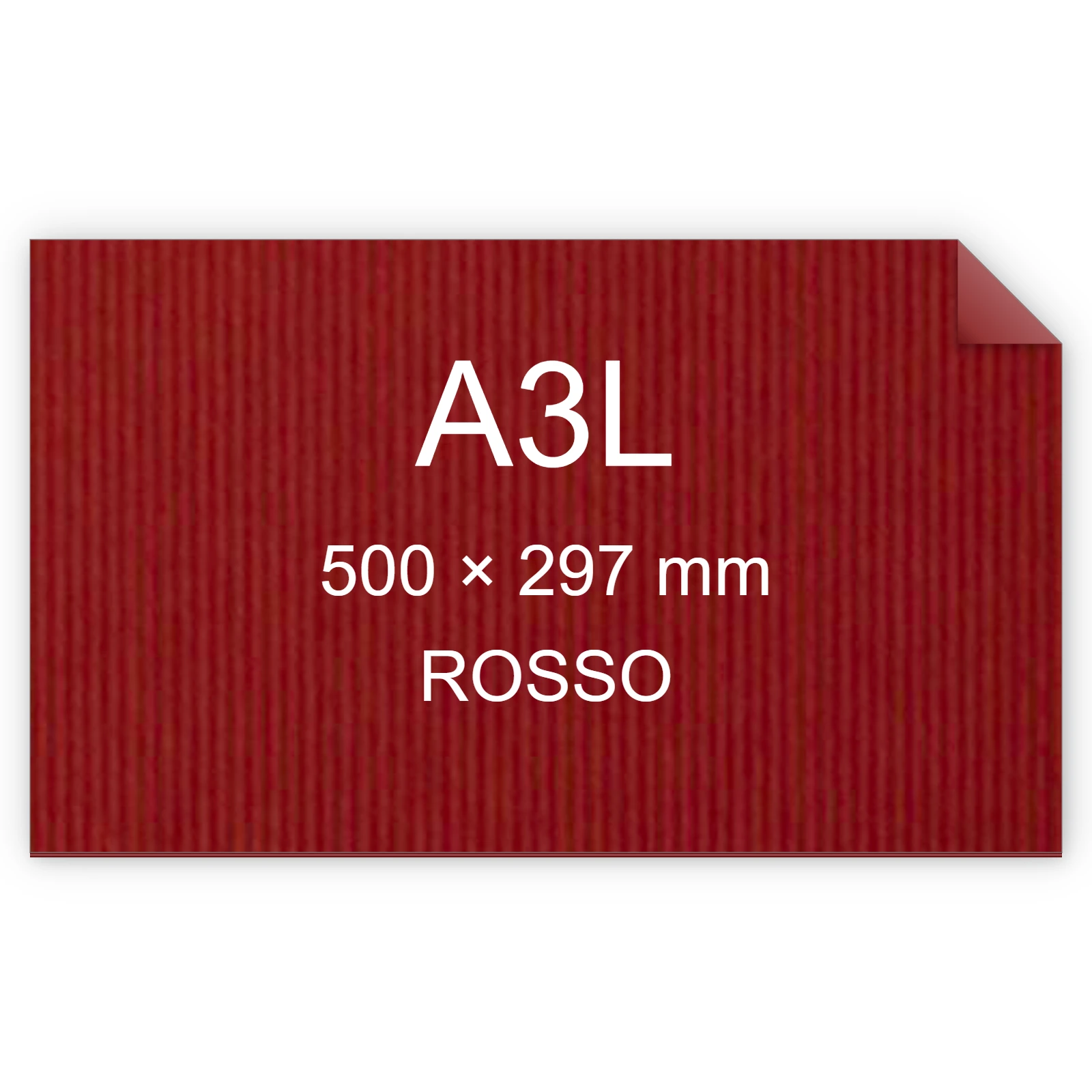 Cartoncino Favini, Twill, 240 g/m², A3L, ROSSO bra694a3l