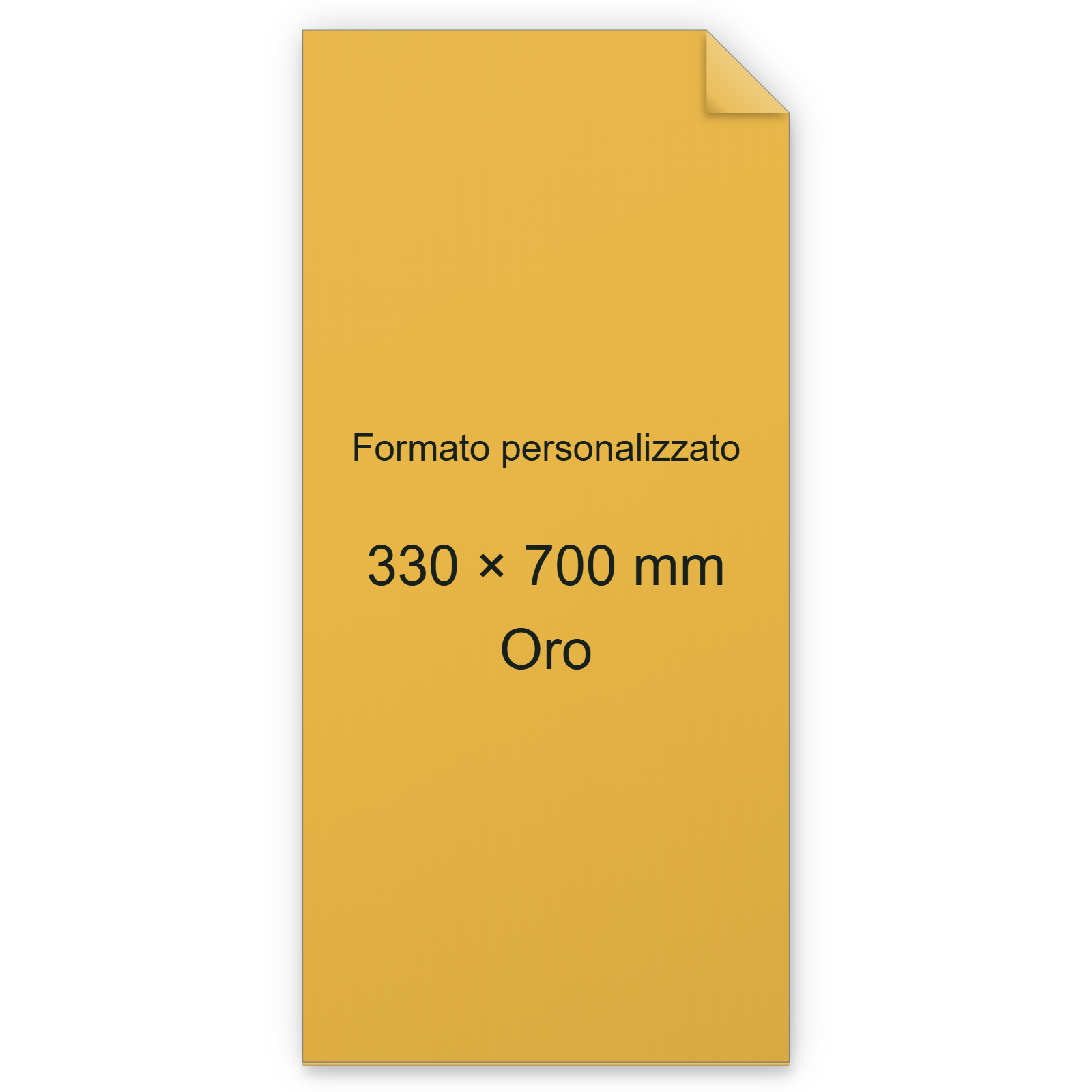 Cartoncino Favini, Burano, 140 g/m², 330x700 mm, ORO 11 bra566SB