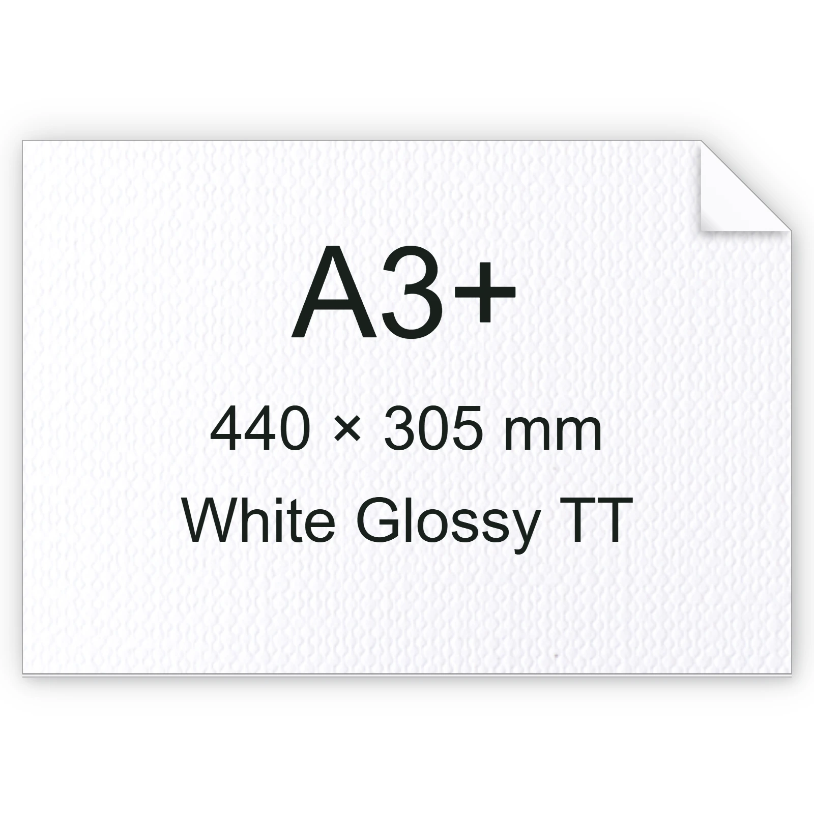 Cartoncino Favini, Classy Covers, 125 g/m², A3+, WHITE GLOSSY TT bra6635a3+