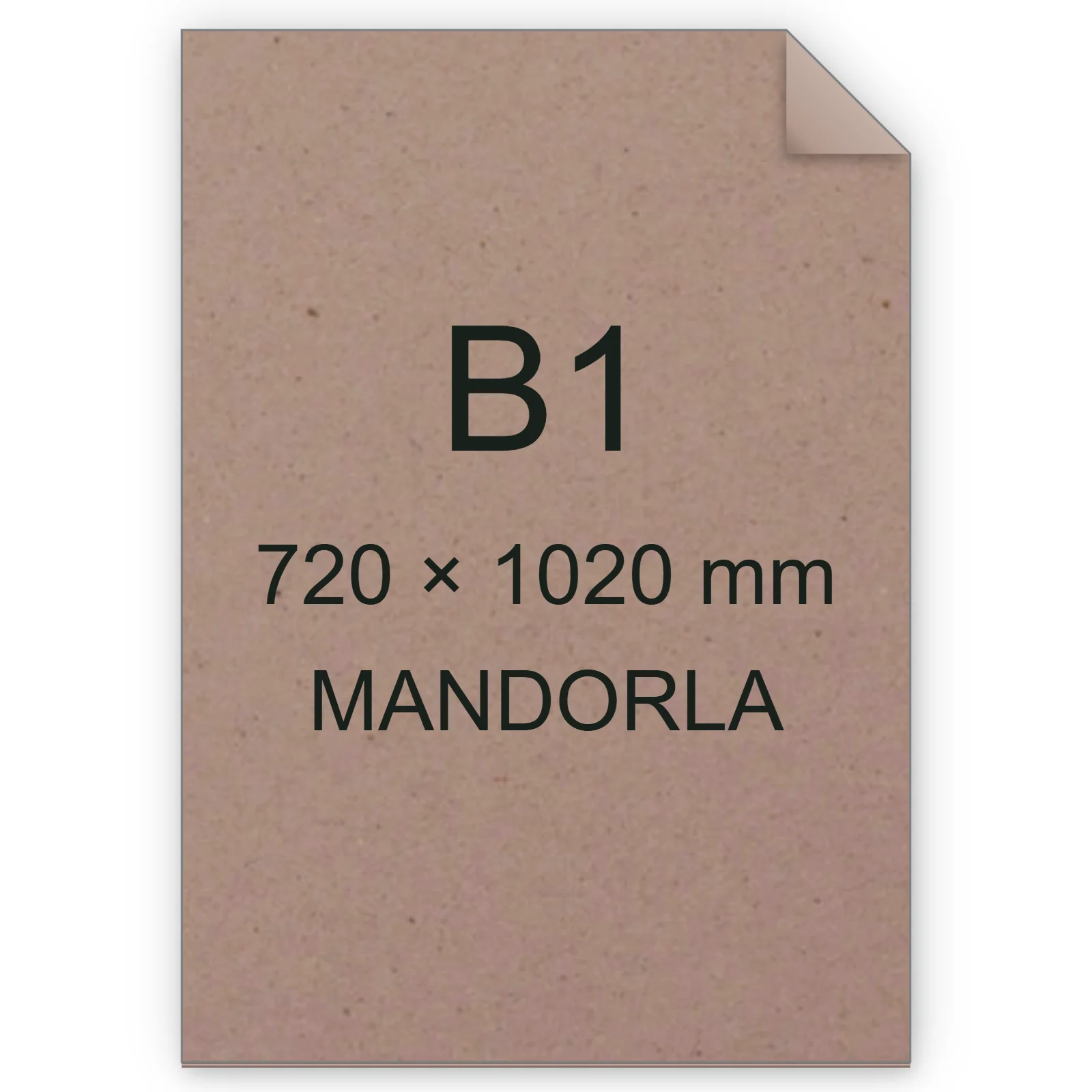 Cartoncino Favini, Crush, 120 g/m², B1, MANDORLA bra6713b1