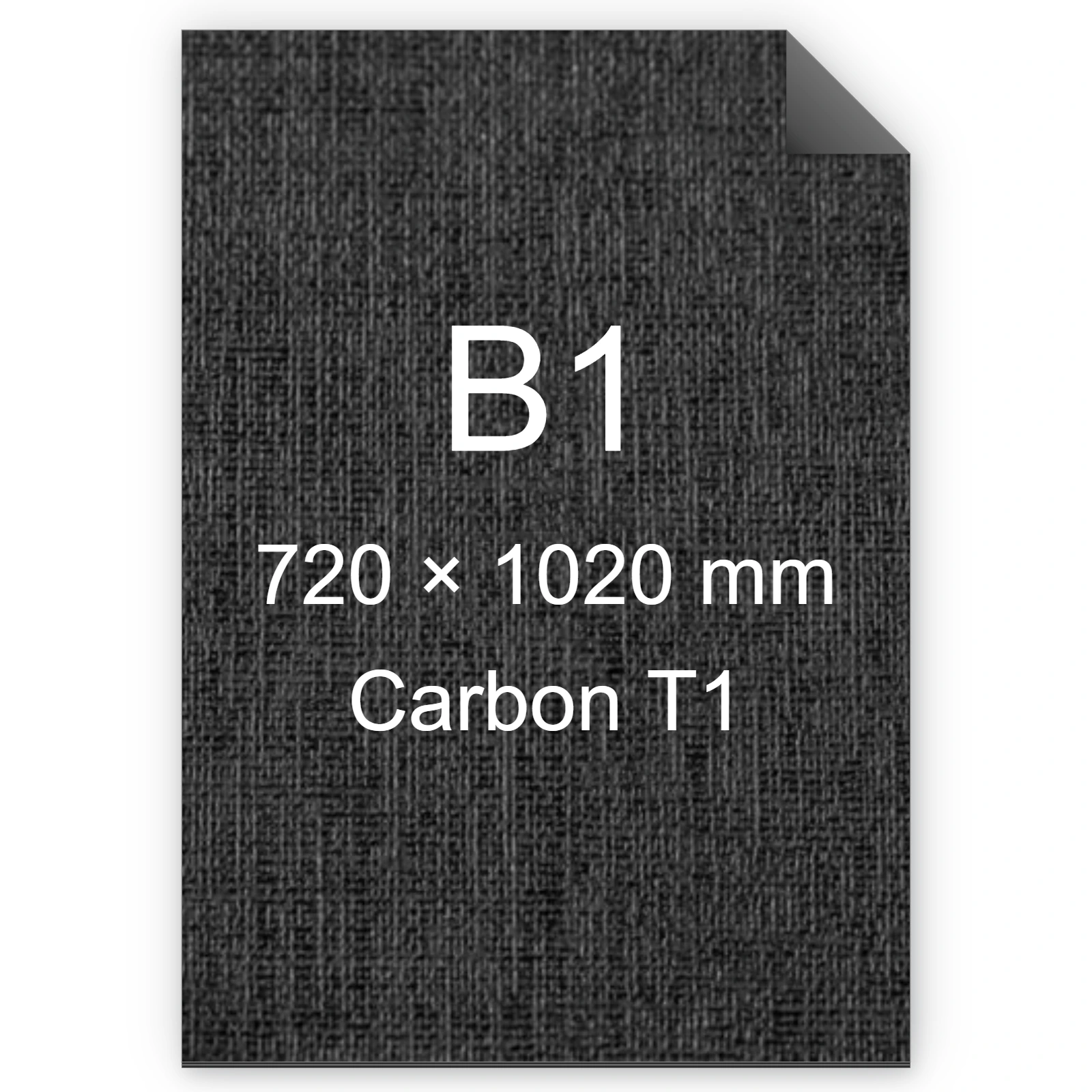 Carta Favini, Classy Covers, 115 g/m², B1, CARBON T1 bra6647b1