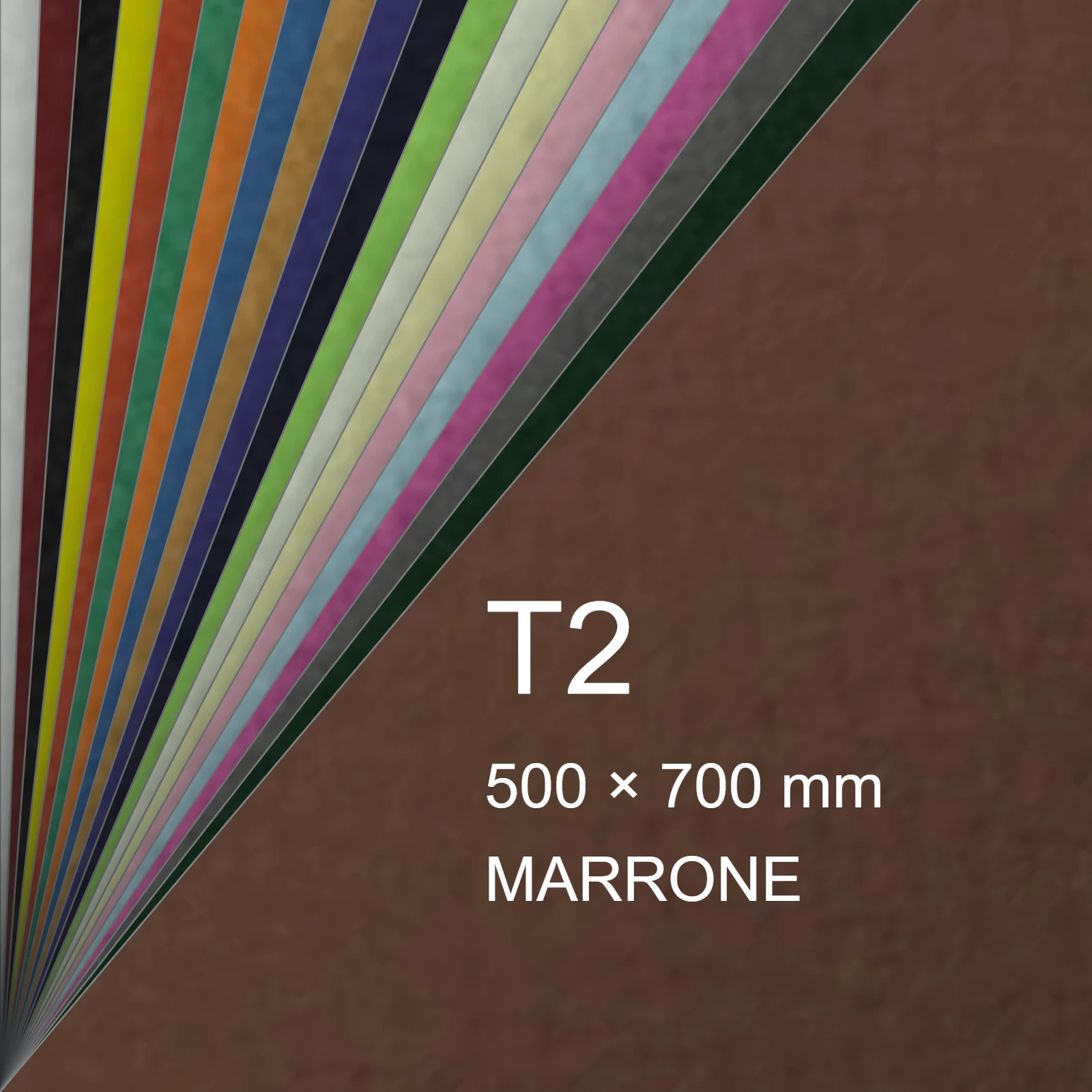 Cartoncino Favini, Prisma Color Sigillo Monoruvido, 220 g/m², T2, MARRONE 08 FAVA33N012 - immagine aggiuntiva