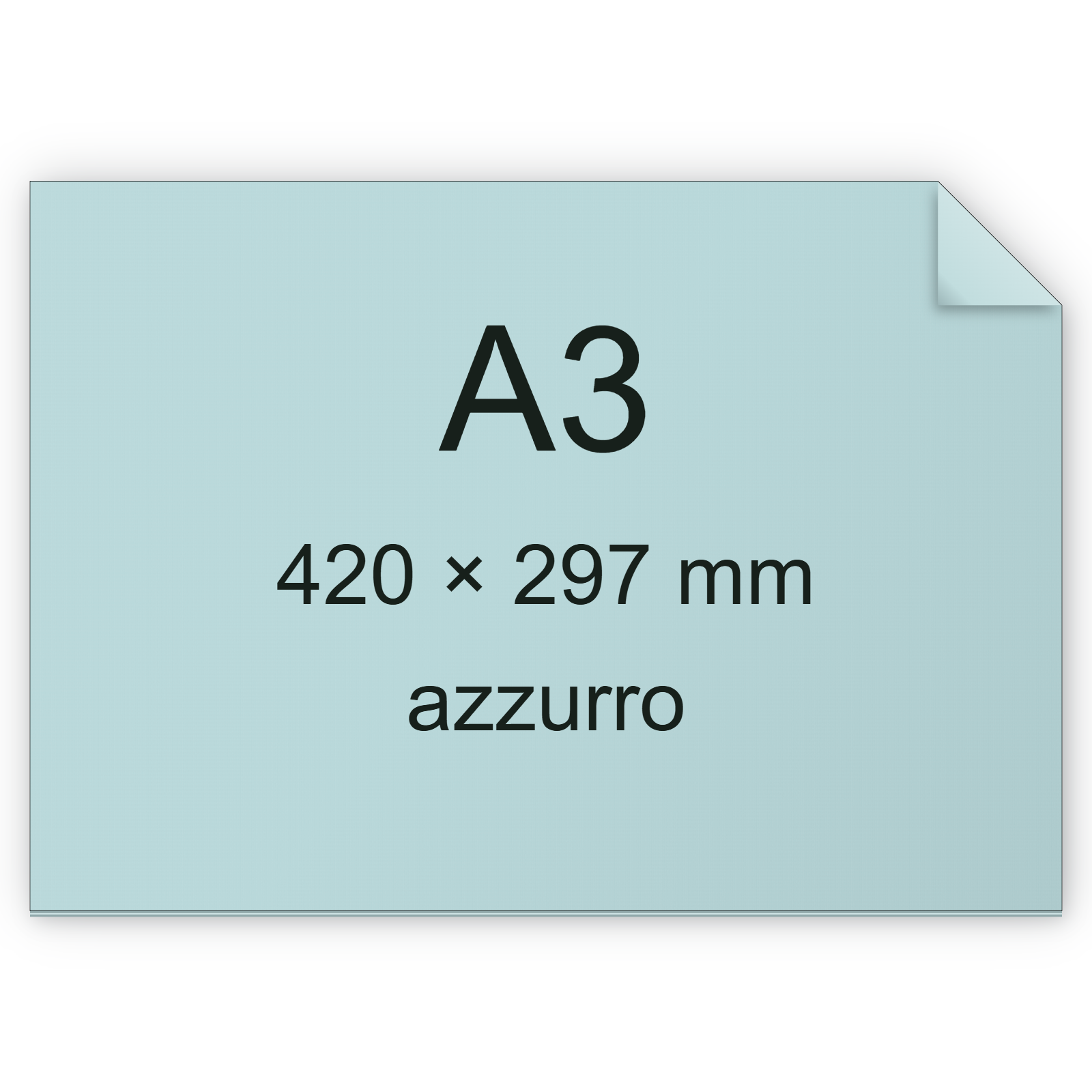 Cartoncino ManilaFormosa AZZURRO, a3, 140gr BRA85a3